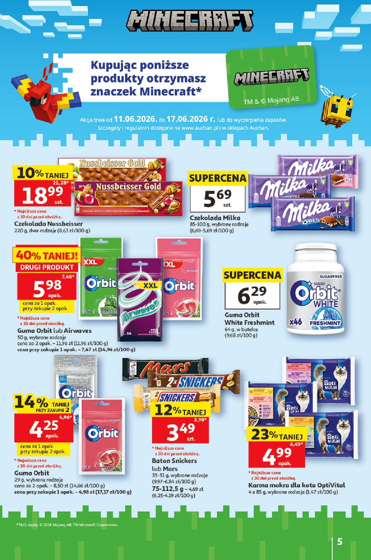auchan - Nowa gazetka Hipermarket Auchan ważna od 11.06.2026 do 17.06.2026 - page: 5