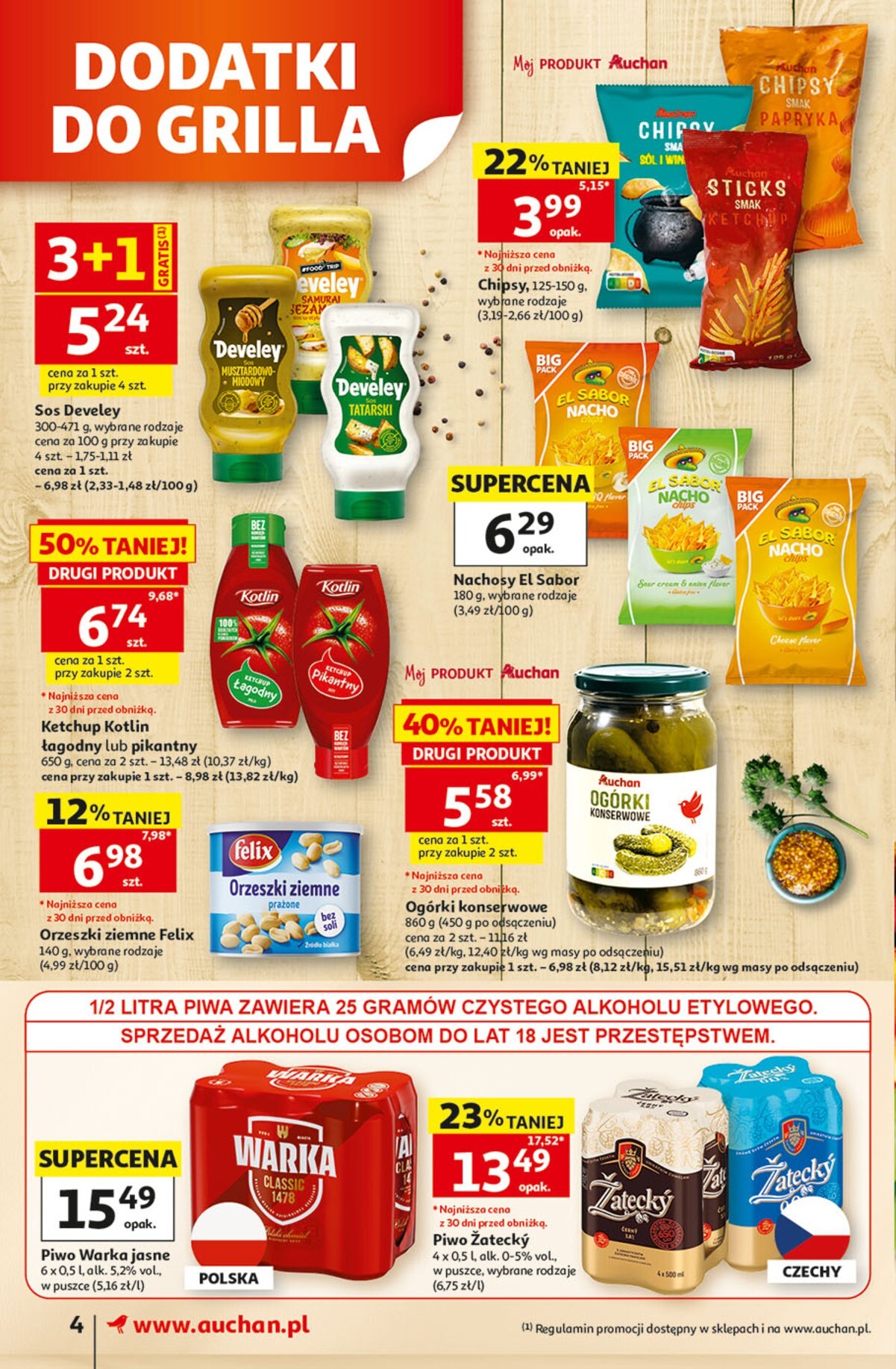 auchan - Nowa gazetka Supermarket Auchan ważna od 11.06.2026 do 17.06.2026 - page: 4
