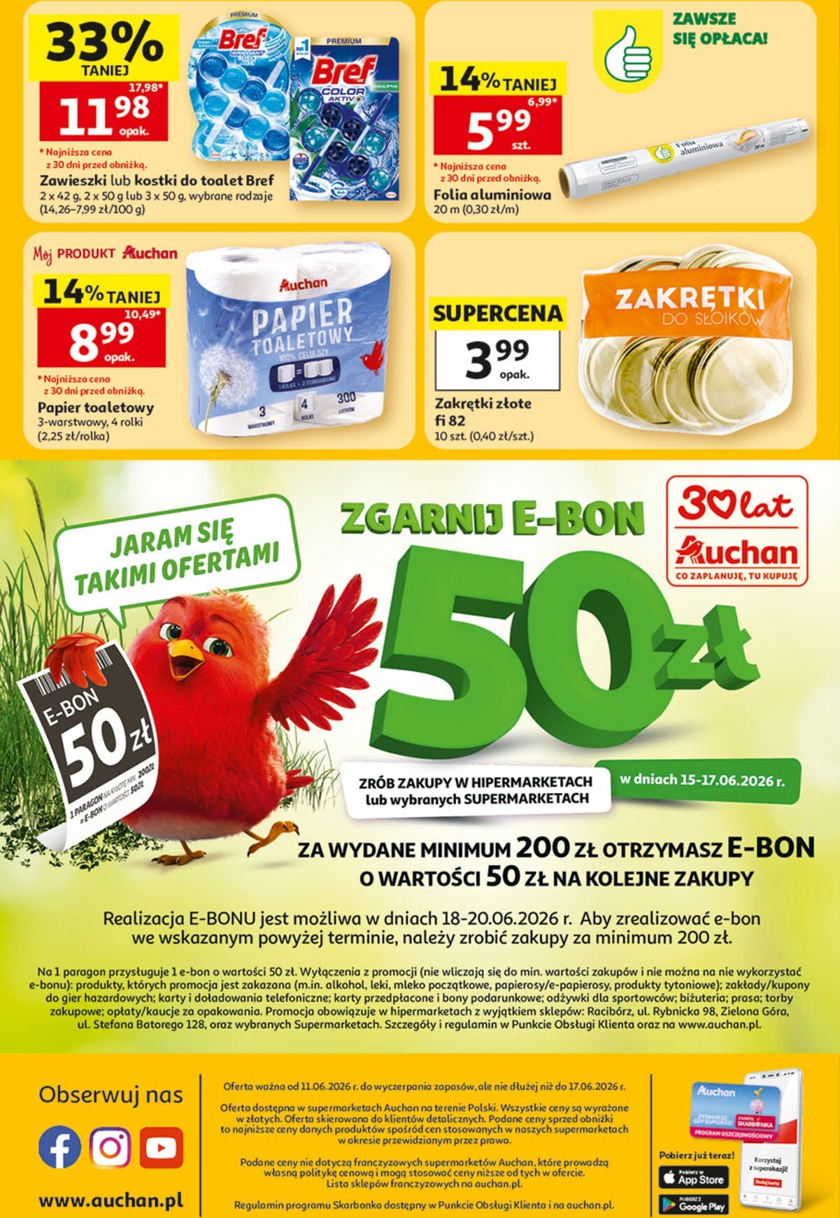 auchan - Nowa gazetka Supermarket Auchan ważna od 11.06.2026 do 17.06.2026 - page: 8
