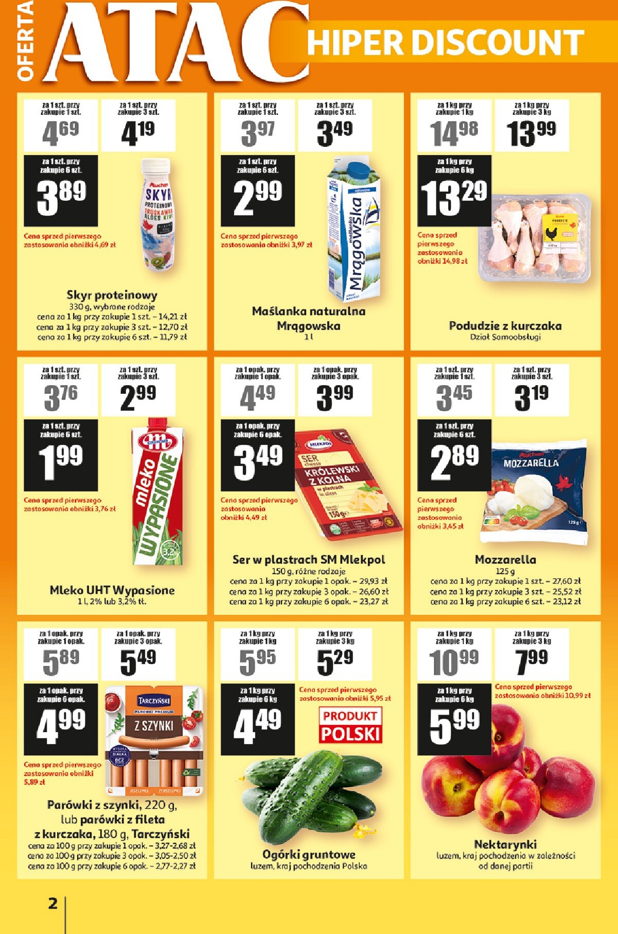 auchan - Nowa gazetka Auchan - ATAC Hiper Discount ważna od 25.06.2026 do 15.07.2026 - page: 2