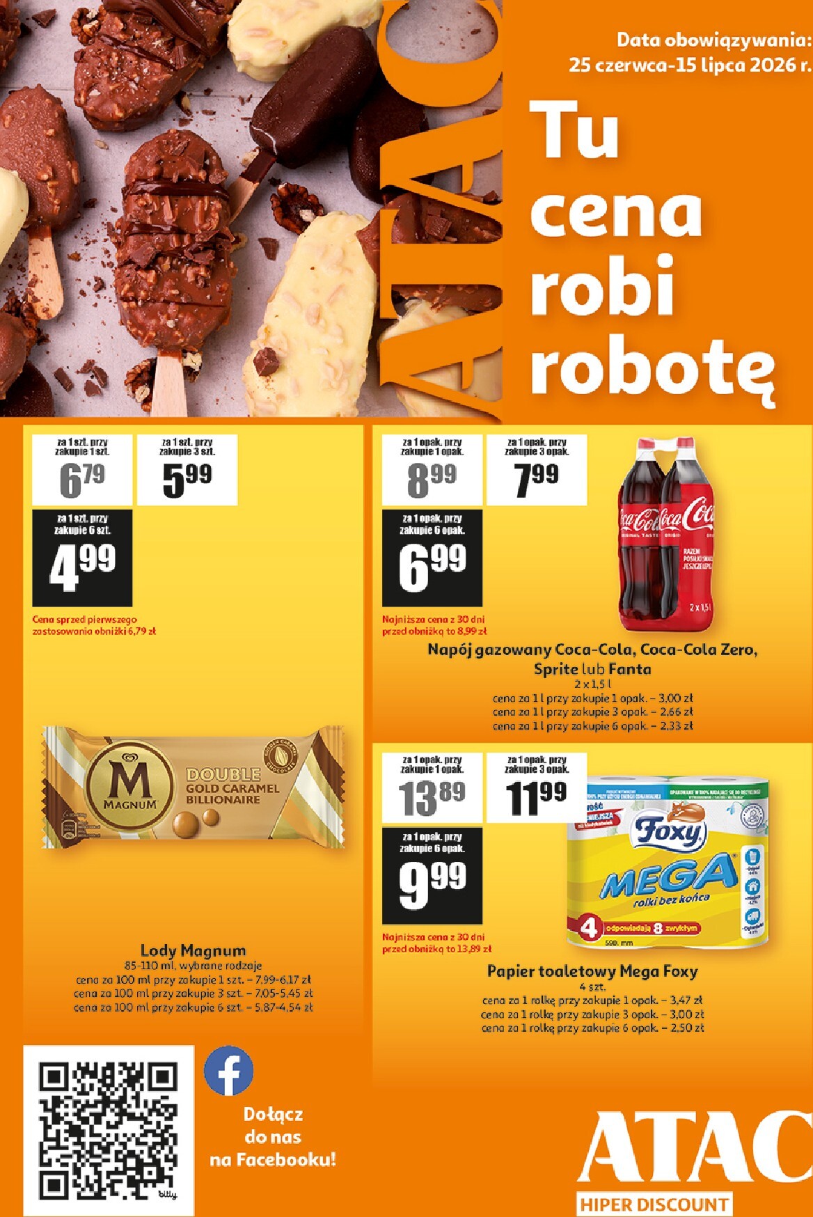 auchan - Nowa gazetka Auchan - ATAC Hiper Discount ważna od 25.06.2026 do 15.07.2026