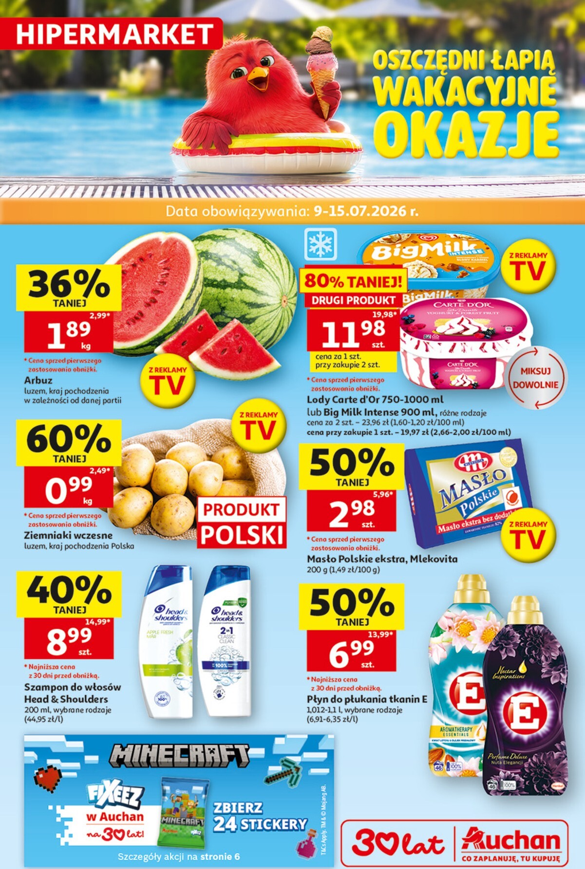 auchan - Nowa gazetka Auchan ważna od 09.07.2026 do 15.07.2026