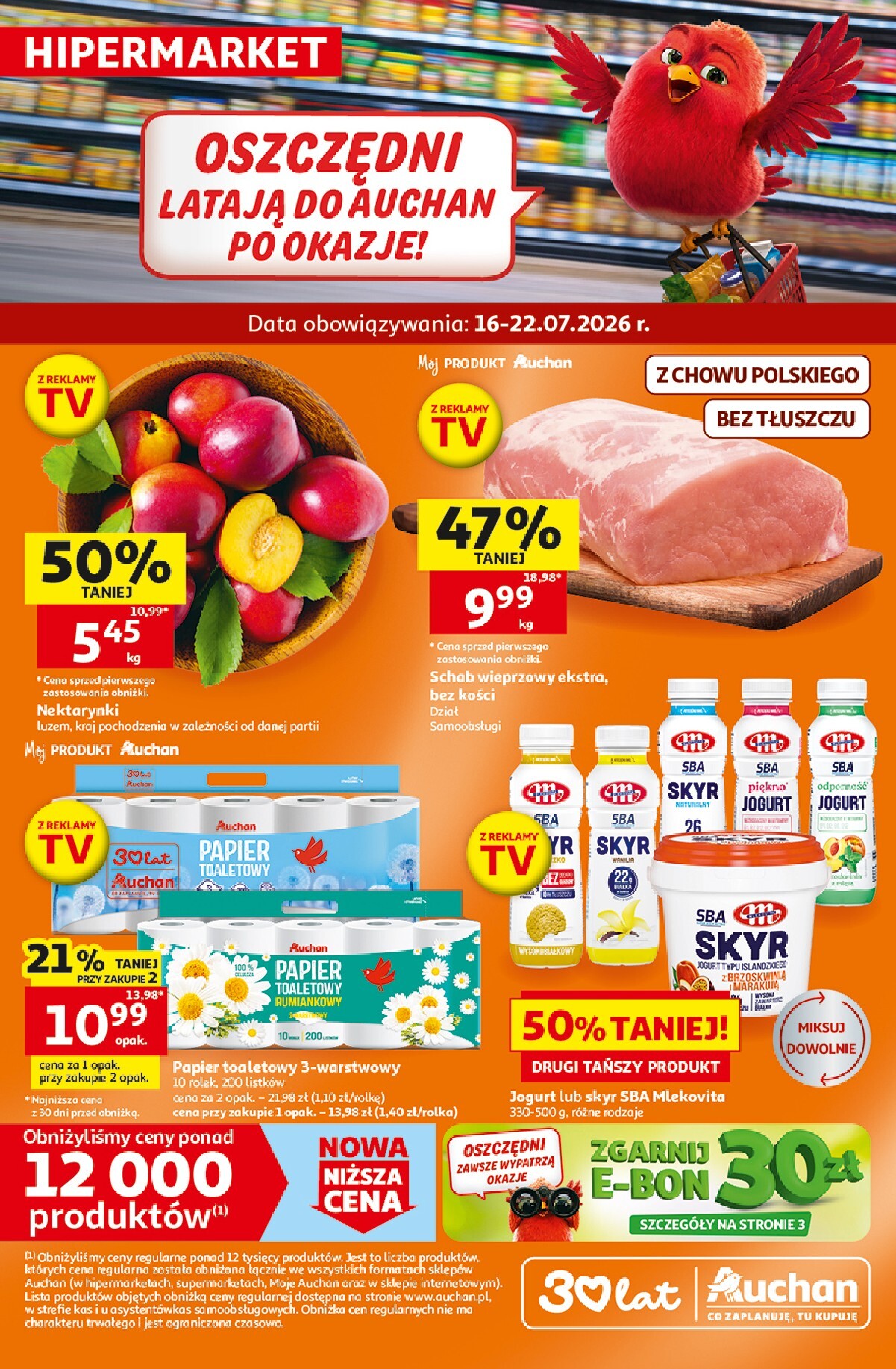 auchan - Nowa gazetka Auchan ważna od 16.07.2026 do 22.07.2026