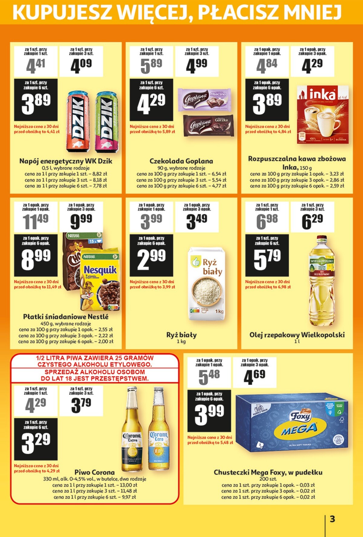 auchan - Nowa gazetka Auchan - ATAC Hiper Discount ważna od 16.07.2026 do 05.08.2026 - page: 3