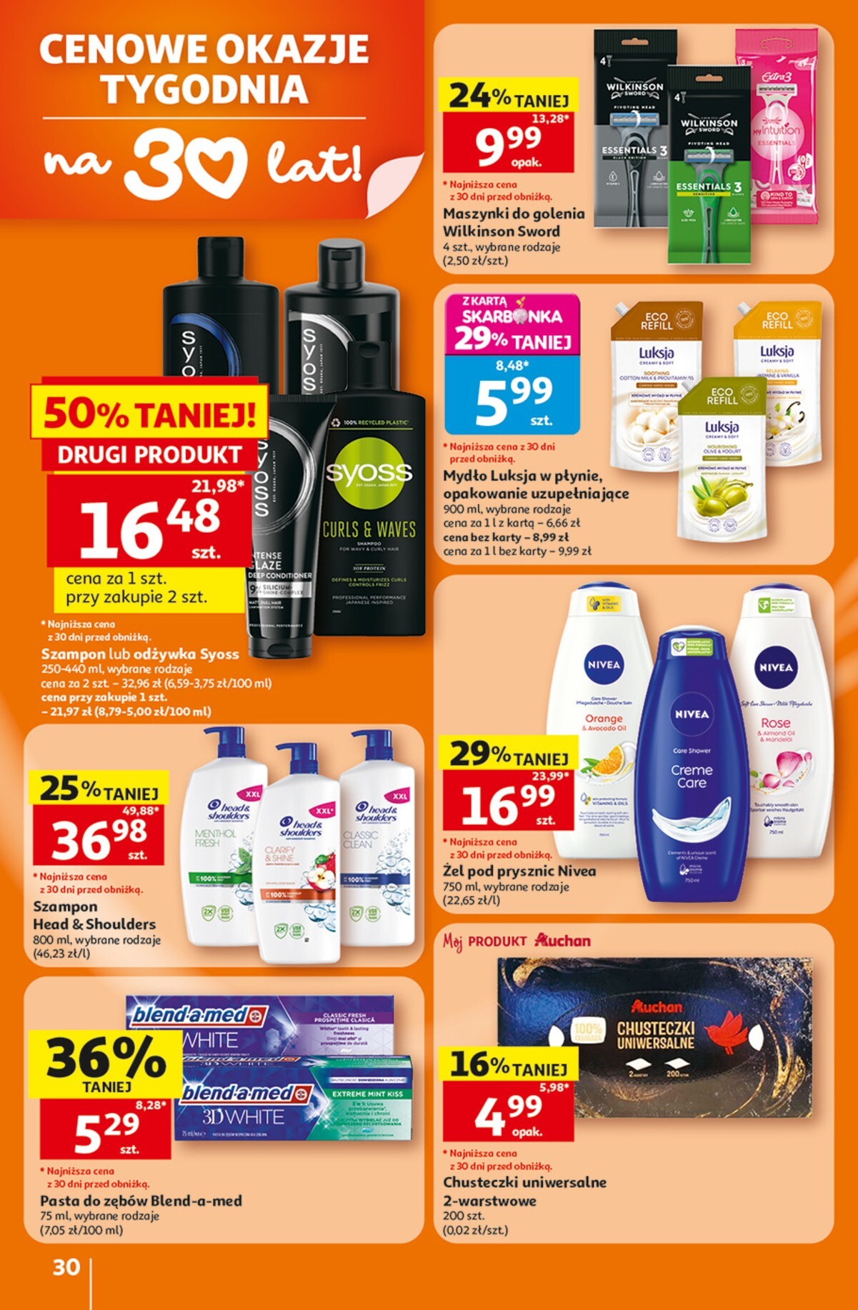 auchan - Nowa gazetka Hipermarket Auchan ważna od 23.07.2026 do 29.07.2026 - page: 30