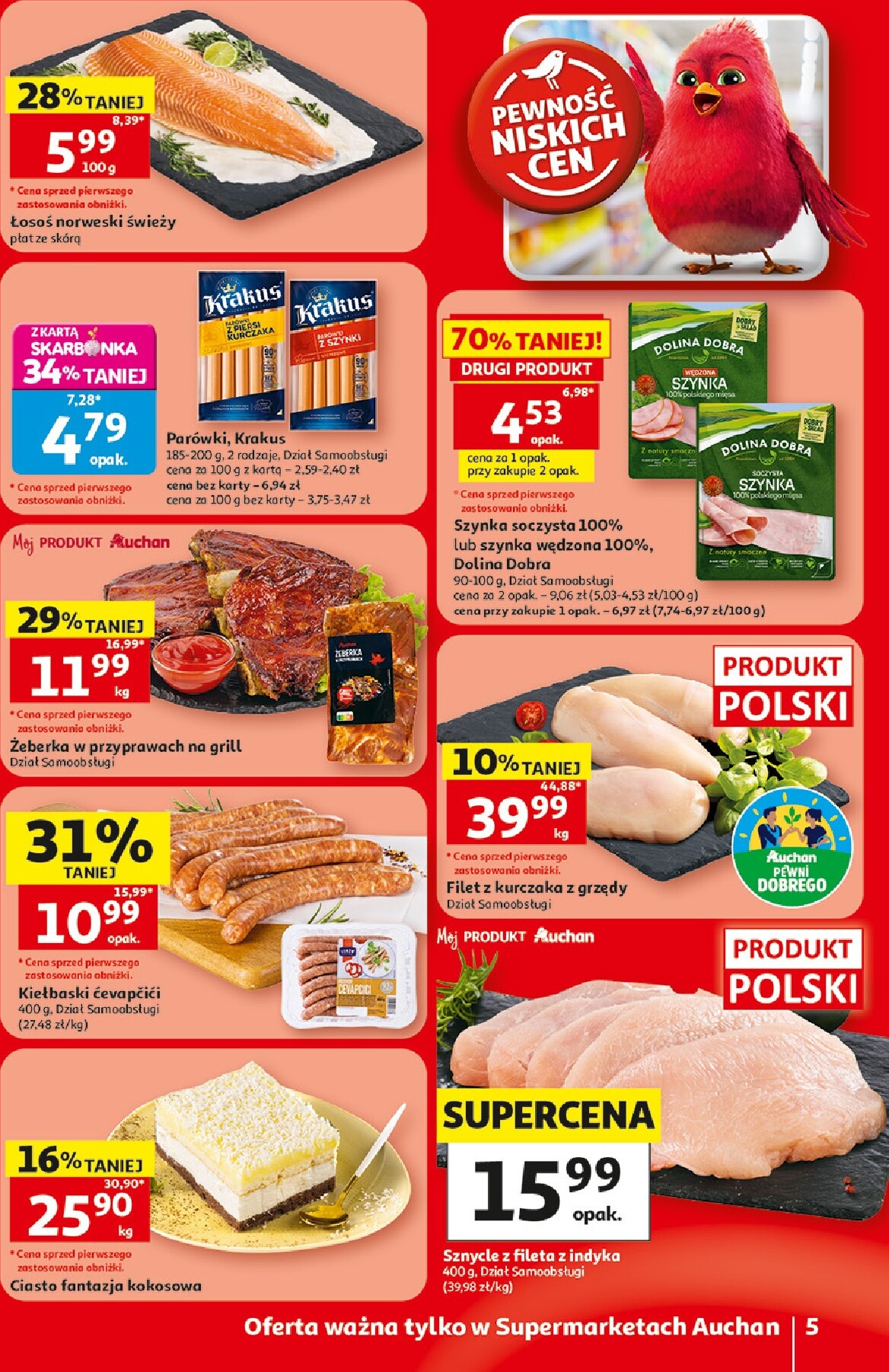 auchan - Nowa gazetka Auchan Supermarket ważna od 30.07.2026 do 05.08.2026 - page: 5