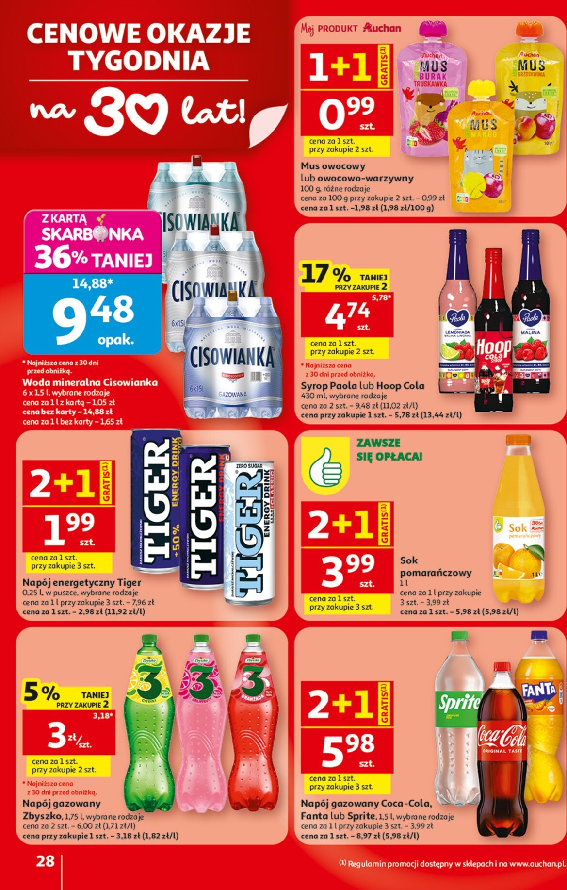 auchan - Nowa gazetka Auchan Hipermarket ważna od 30.07.2026 do 05.08.2026 - page: 28