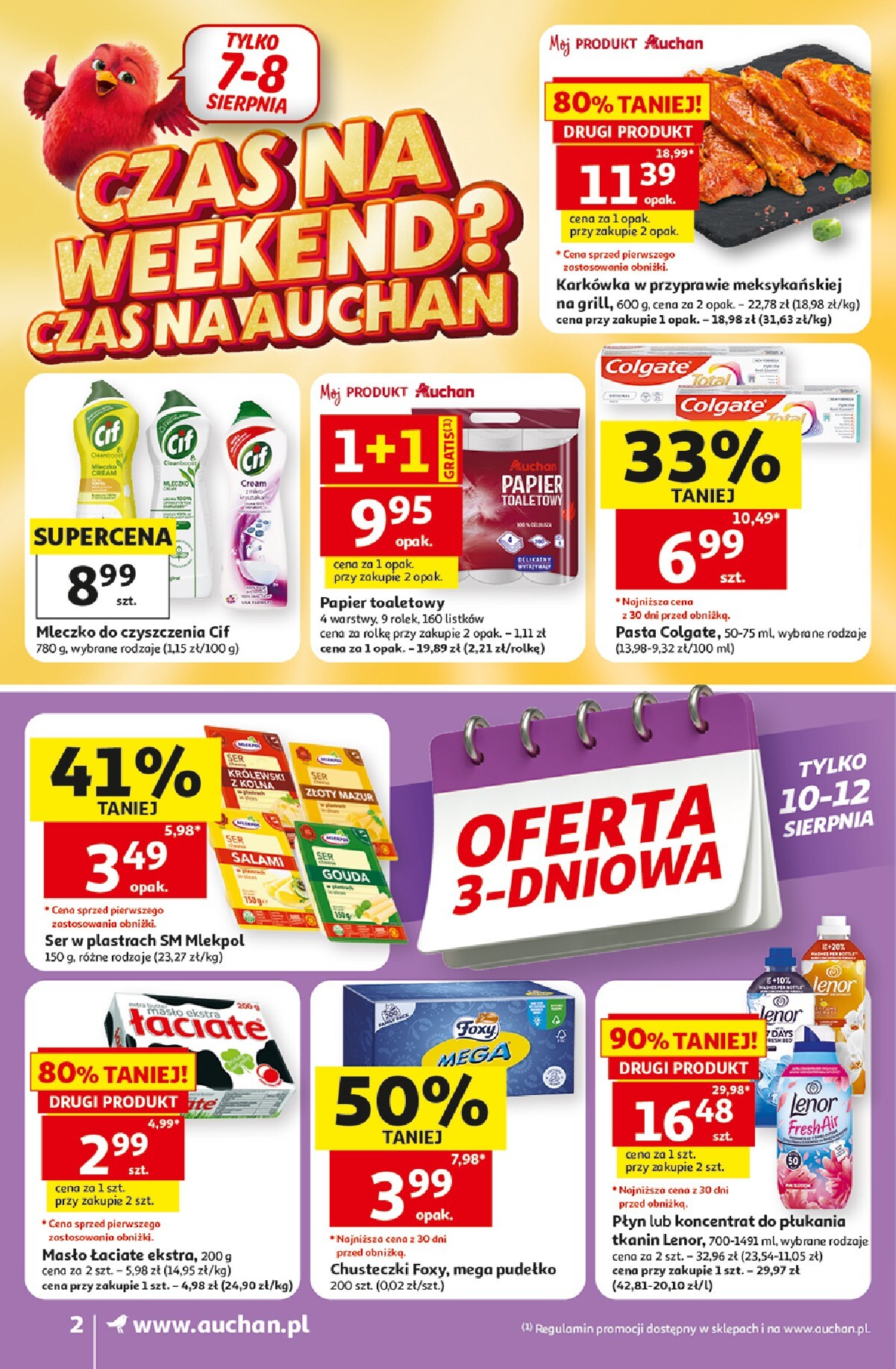auchan - Nowa gazetka Auchan Supermarket ważna od 06.08.2026 do 12.08.2026 - page: 2