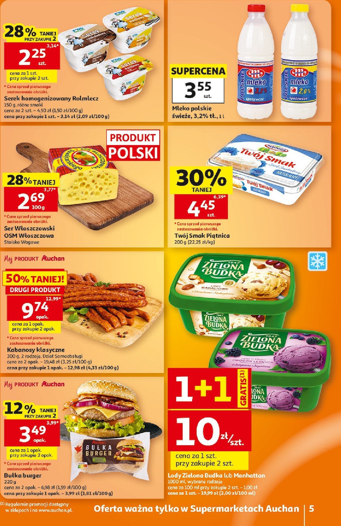auchan - Nowa gazetka Auchan Supermarket ważna od 06.08.2026 do 12.08.2026 - page: 5