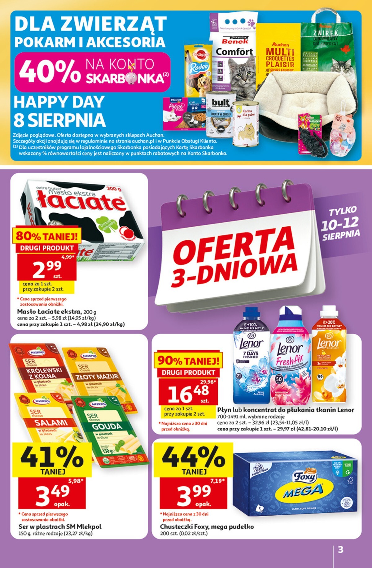 auchan - Nowa gazetka Hipermarket Auchan ważna od 06.08.2026 do 12.08.2026 - page: 3