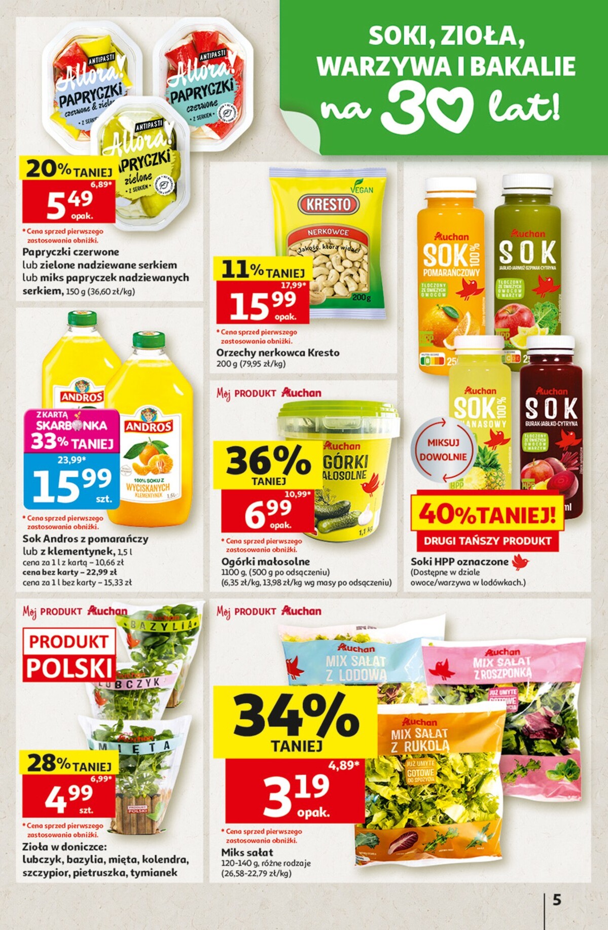 auchan - Nowa gazetka Hipermarket Auchan ważna od 06.08.2026 do 12.08.2026 - page: 5