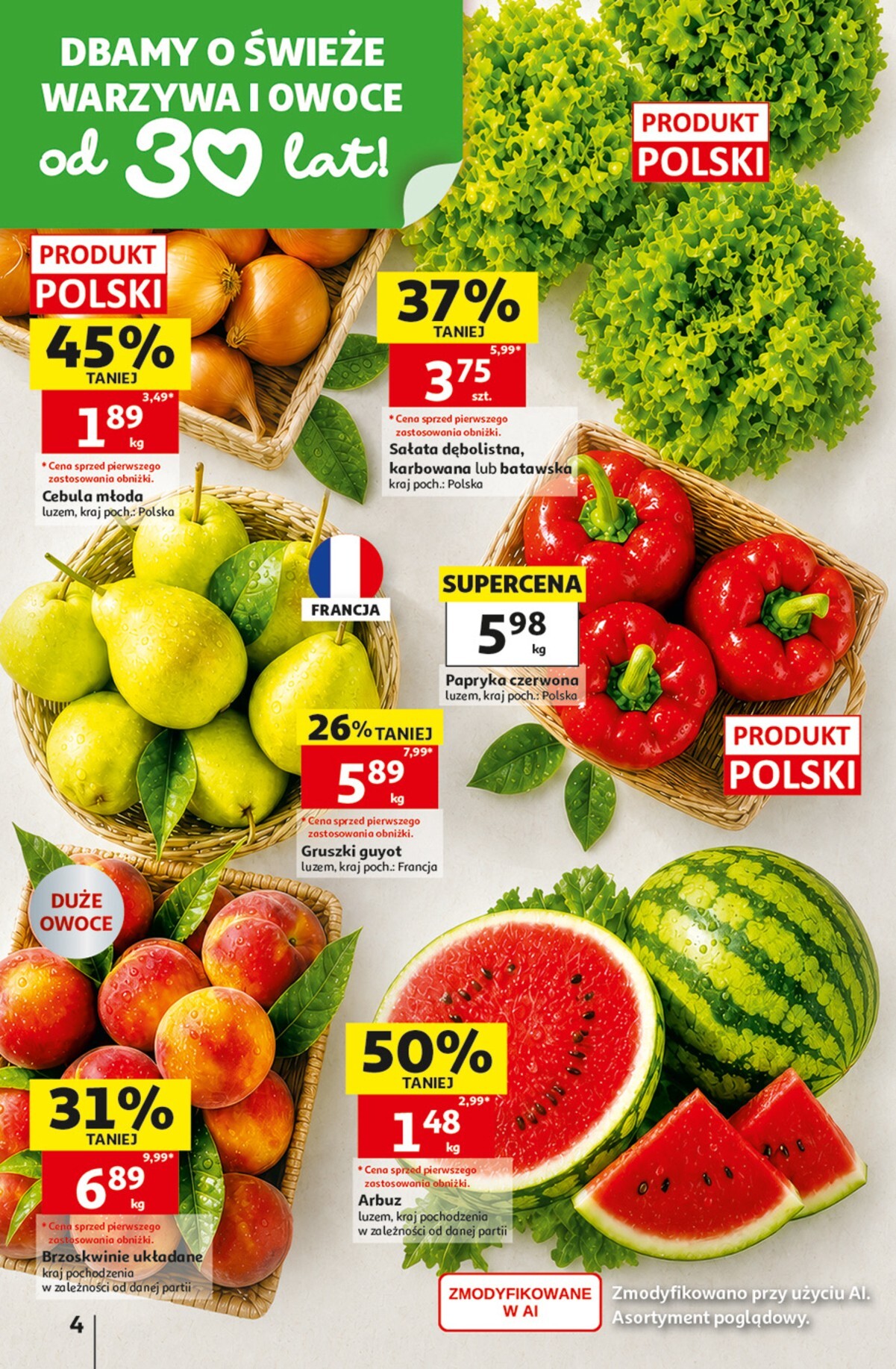 auchan - Nowa gazetka Hipermarket Auchan ważna od 06.08.2026 do 12.08.2026 - page: 4
