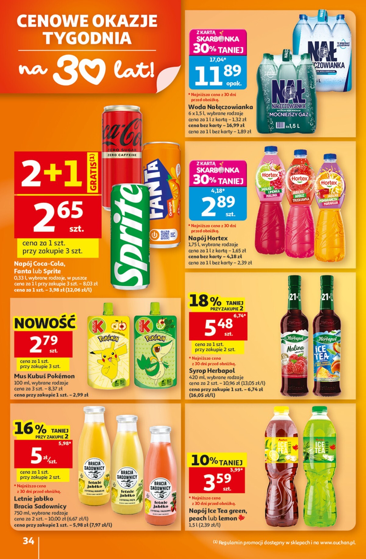 auchan - Nowa gazetka Hipermarket Auchan ważna od 27.08.2026 do 02.09.2026 - page: 34
