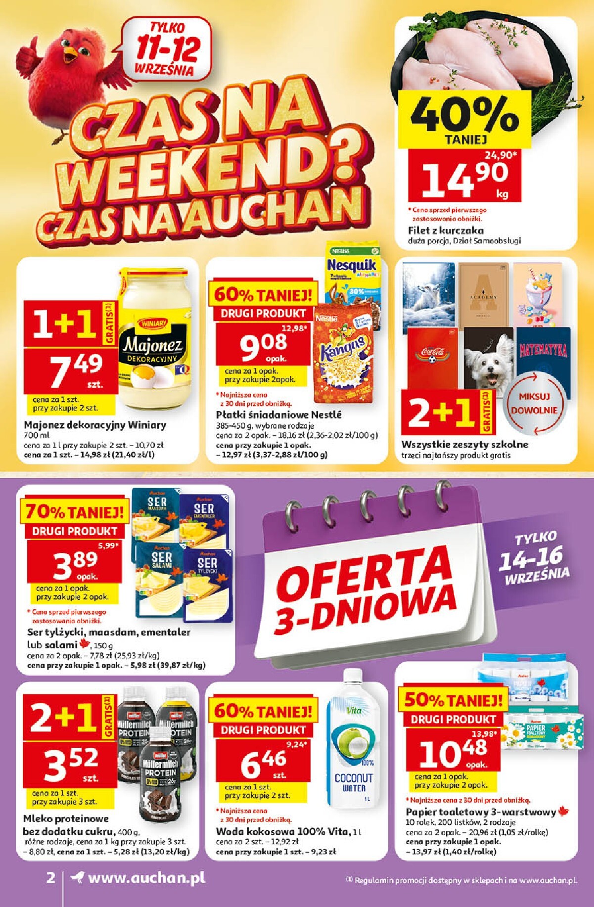 auchan - Nowa gazetka Auchan - Gazetka 30 Lat Supermarket Auchan ważna od 10.09.2026 do 16.09.2026 - page: 2