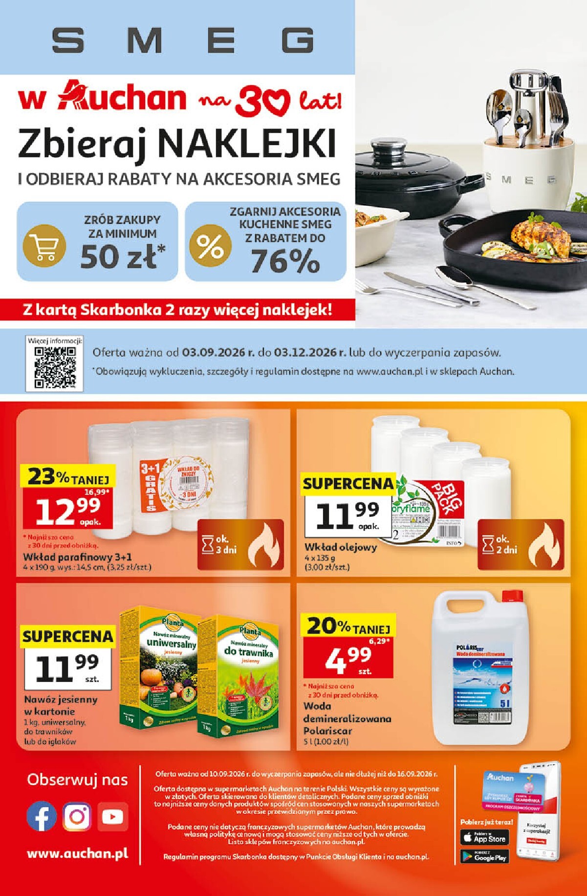 auchan - Nowa gazetka Auchan - Gazetka 30 Lat Supermarket Auchan ważna od 10.09.2026 do 16.09.2026 - page: 8