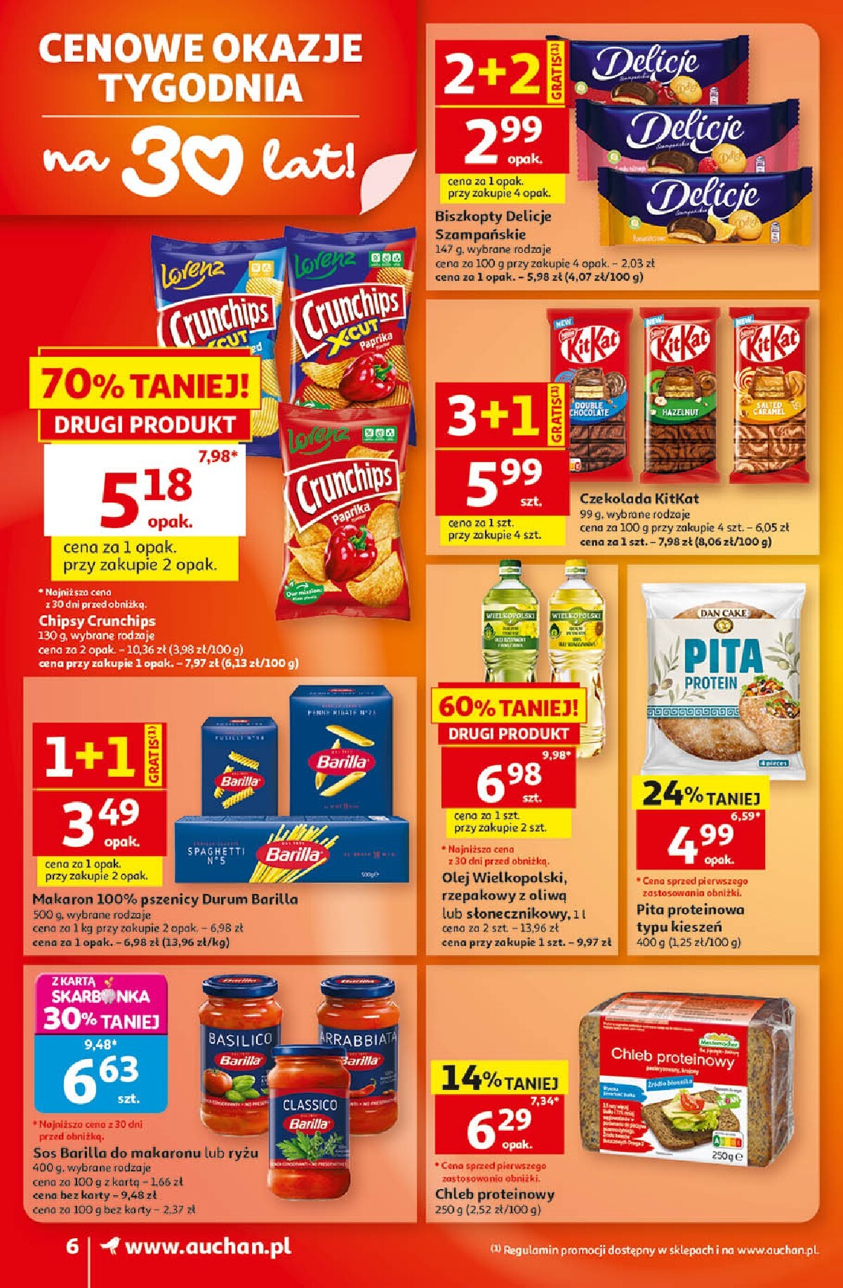 auchan - Nowa gazetka Auchan - Gazetka 30 Lat Supermarket Auchan ważna od 10.09.2026 do 16.09.2026 - page: 6