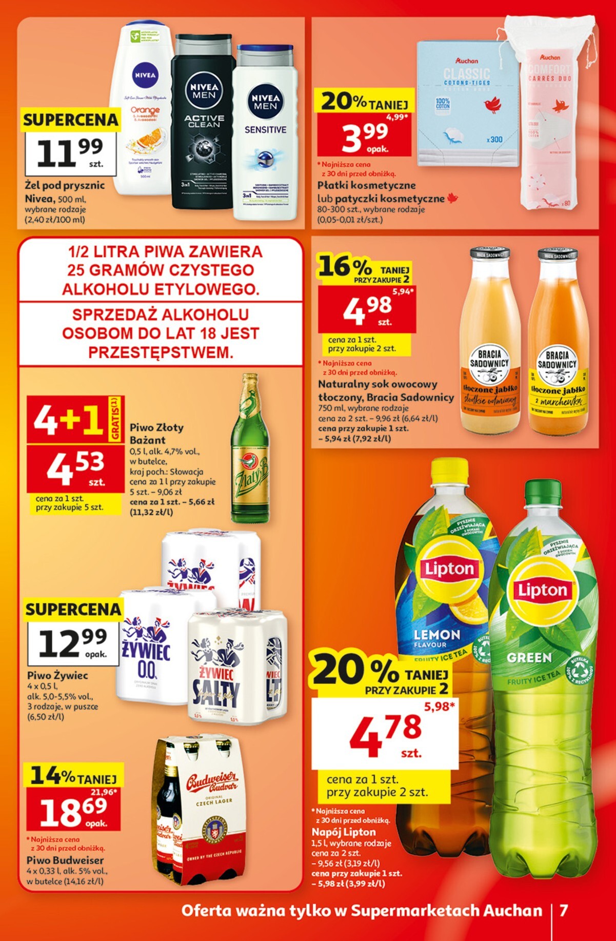 auchan - Nowa gazetka Auchan - Gazetka 30 Lat Supermarket Auchan ważna od 01.10.2026 do 07.10.2026 - page: 7