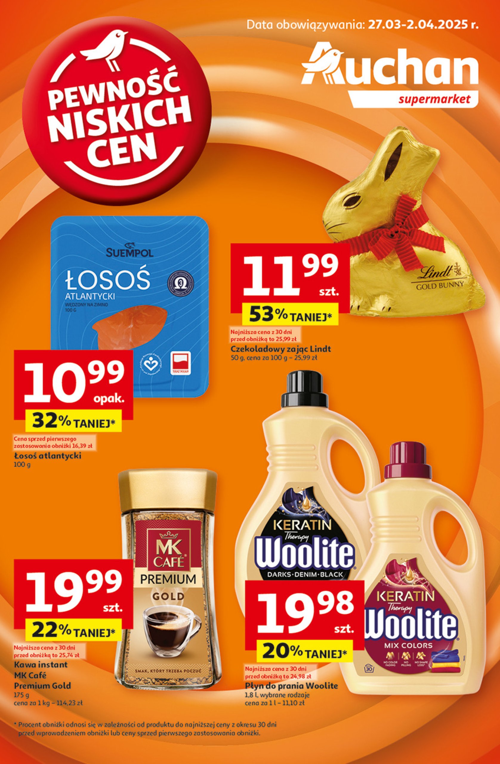 auchan - Supermarket Auchan gazetka ważna od 27.03. - 02.04.