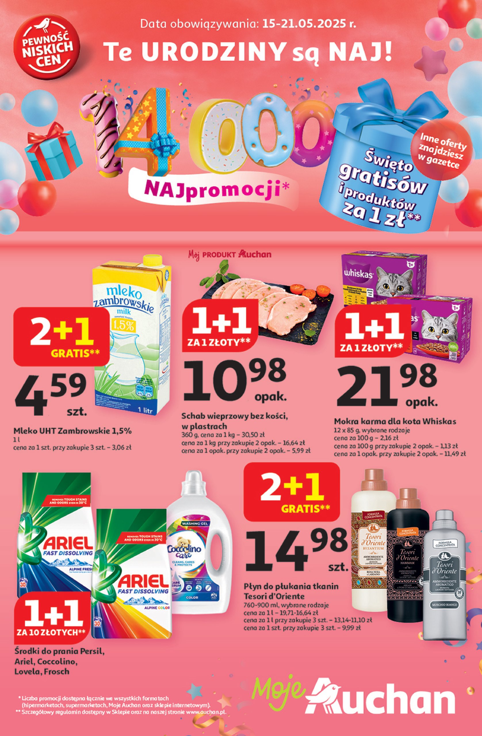 auchan - Moje Auchan gazetka ważna od 15.05. - 21.05.