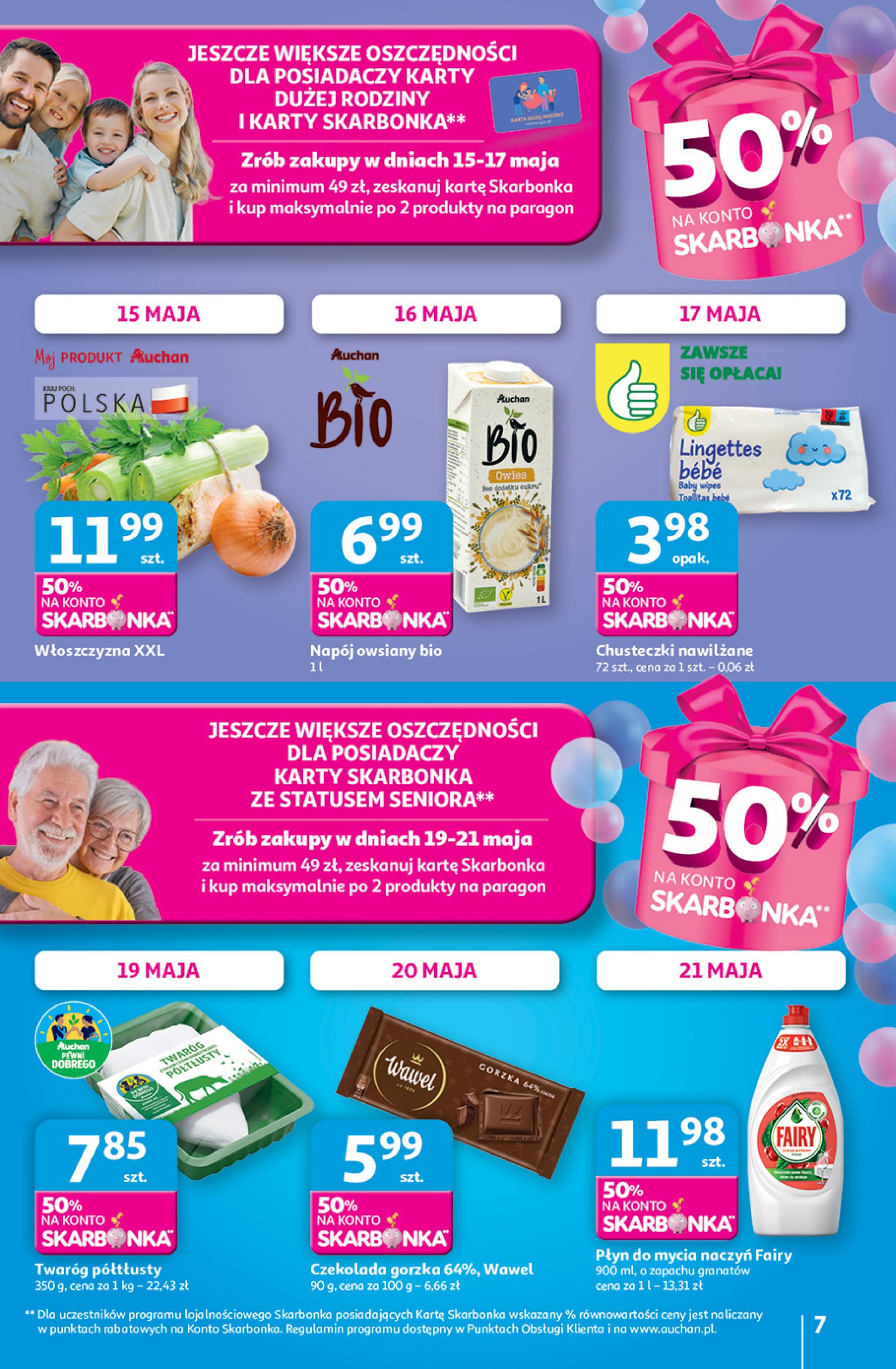 auchan - Hipermarket Auchan gazetka ważna od 15.05. - 21.05. - page: 7 auchan - Hipermarket Auchan gazetka ważna od 15.05. - 21.05. - page: 7