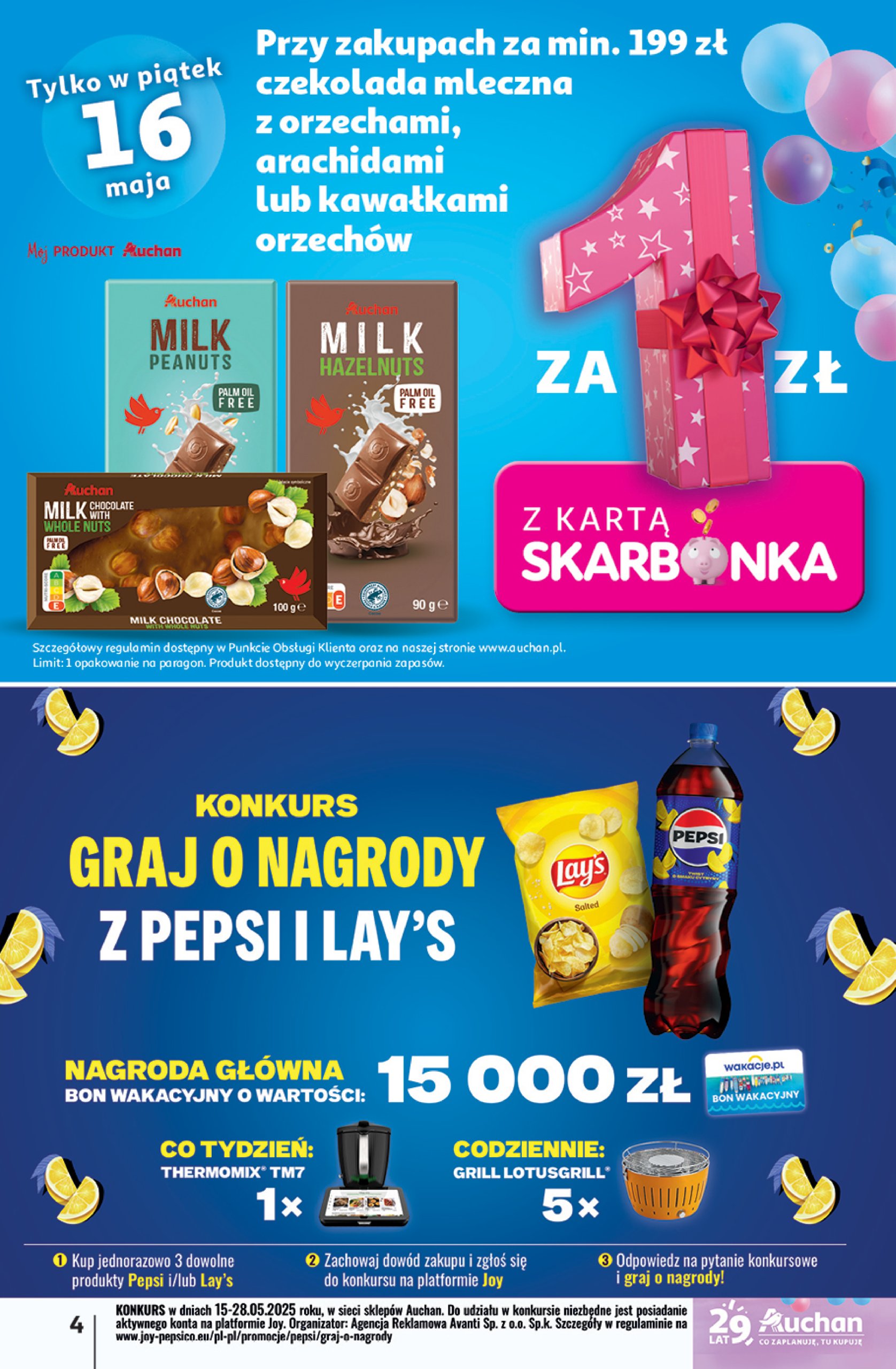 auchan - Hipermarket Auchan gazetka ważna od 15.05. - 21.05. - page: 4 auchan - Hipermarket Auchan gazetka ważna od 15.05. - 21.05. - page: 4
