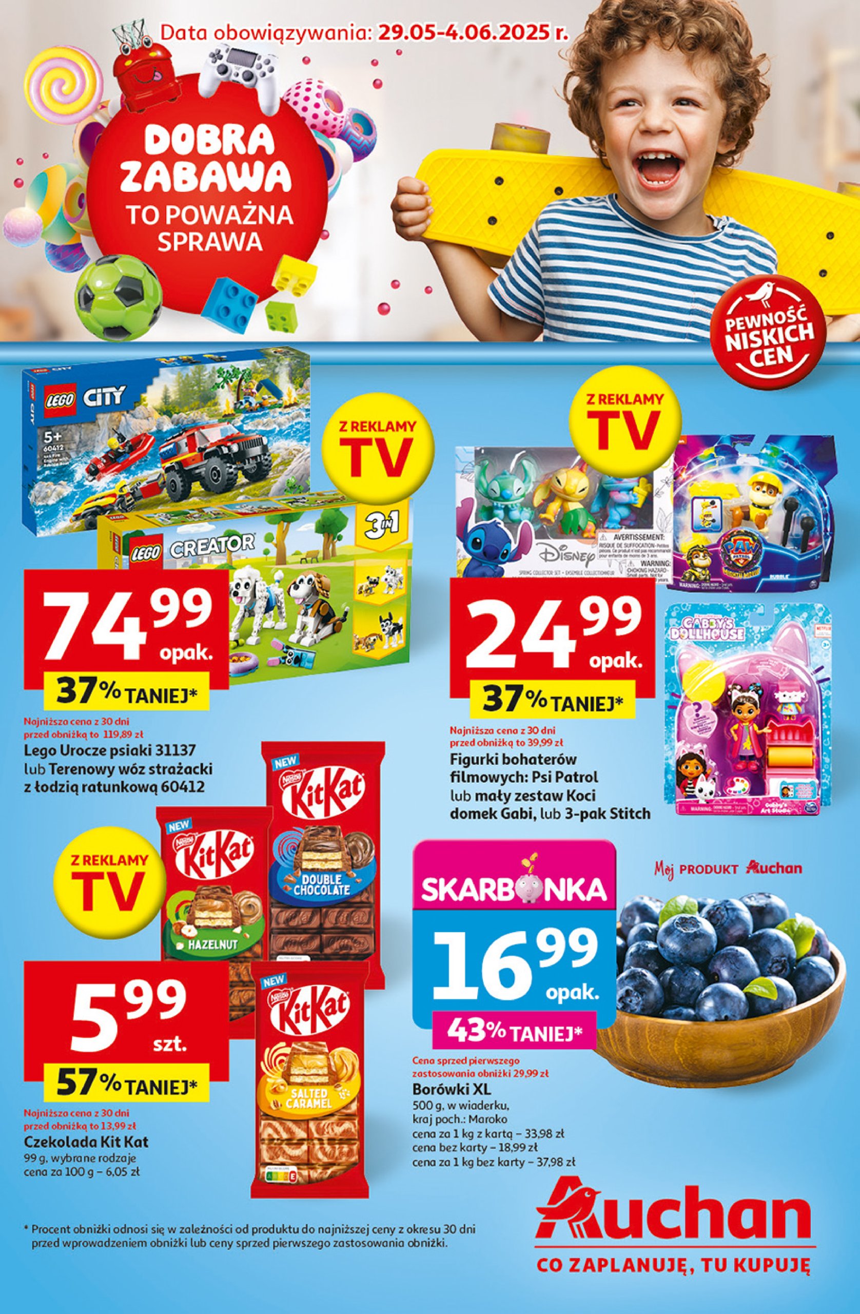auchan - Hipermarket Auchan gazetka ważna od 29.05. - 04.06. - page: 1 auchan - Hipermarket Auchan gazetka ważna od 29.05. - 04.06. - page: 1
