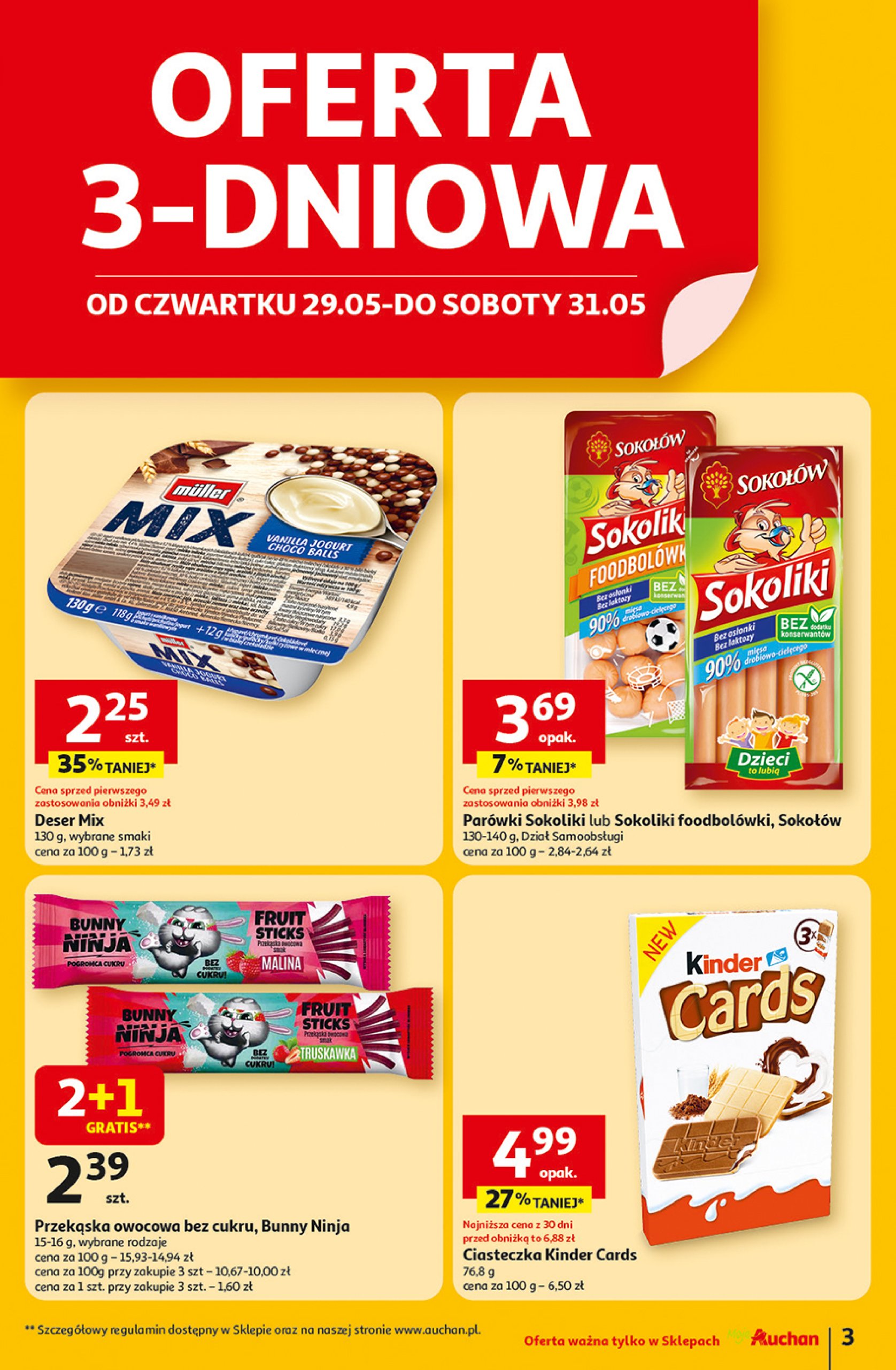 auchan - Moje Auchan gazetka ważna od 29.05. - 04.06. - page: 3