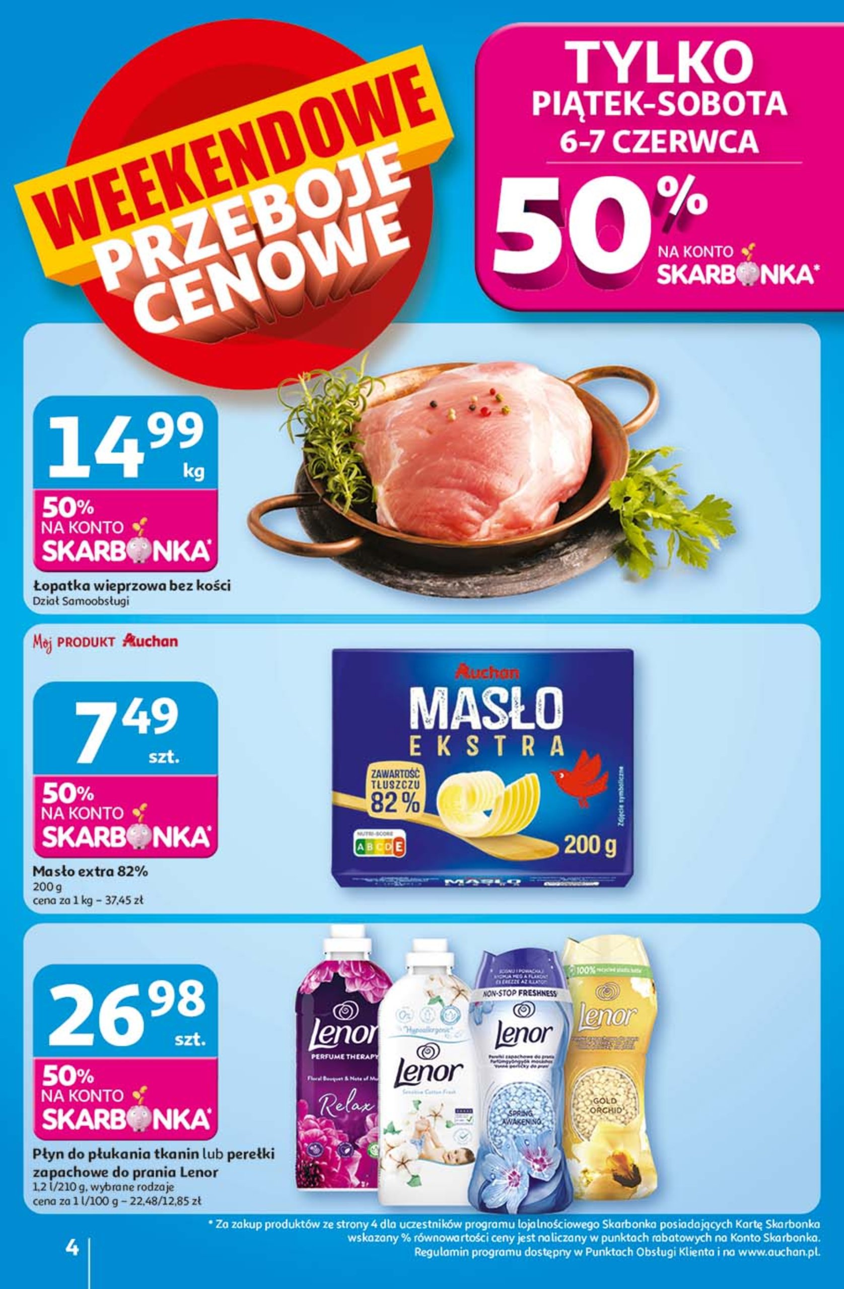 auchan - Hipermarket Auchan gazetka ważna od 05.06. - 11.06. - page: 4 auchan - Hipermarket Auchan gazetka ważna od 05.06. - 11.06. - page: 4