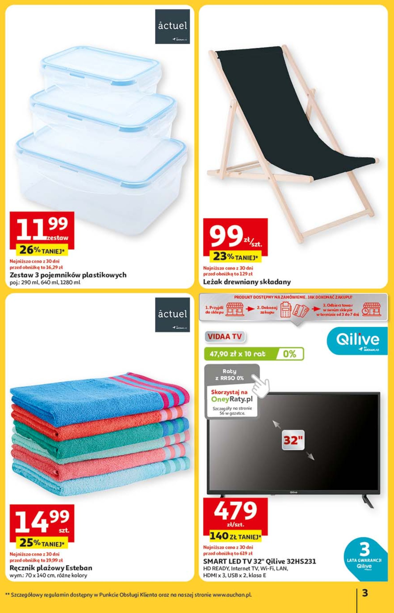 auchan - Hipermarket Auchan gazetka ważna od 05.06. - 11.06. - page: 3 auchan - Hipermarket Auchan gazetka ważna od 05.06. - 11.06. - page: 3