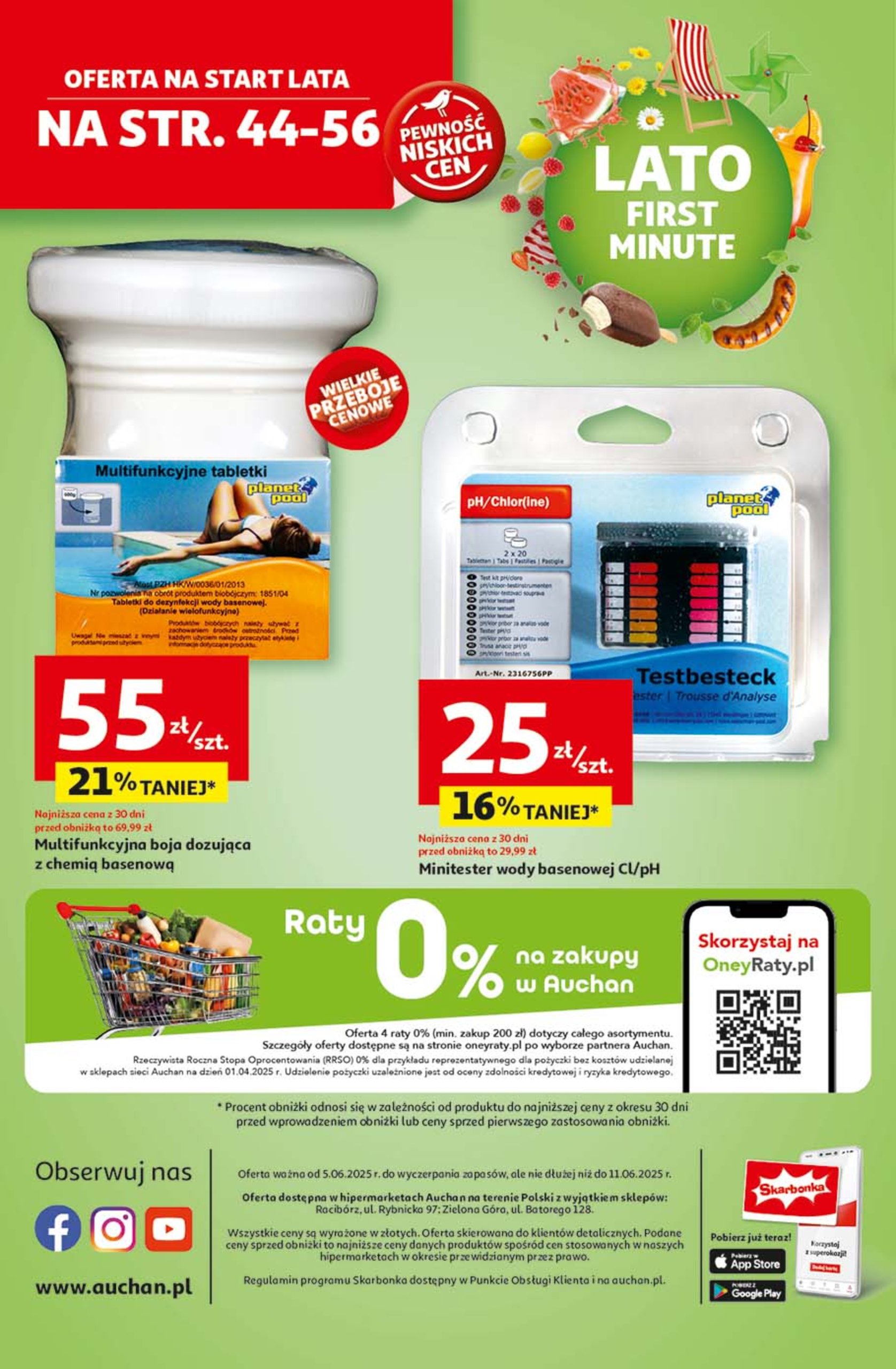 auchan - Hipermarket Auchan gazetka ważna od 05.06. - 11.06. - page: 60 auchan - Hipermarket Auchan gazetka ważna od 05.06. - 11.06. - page: 60