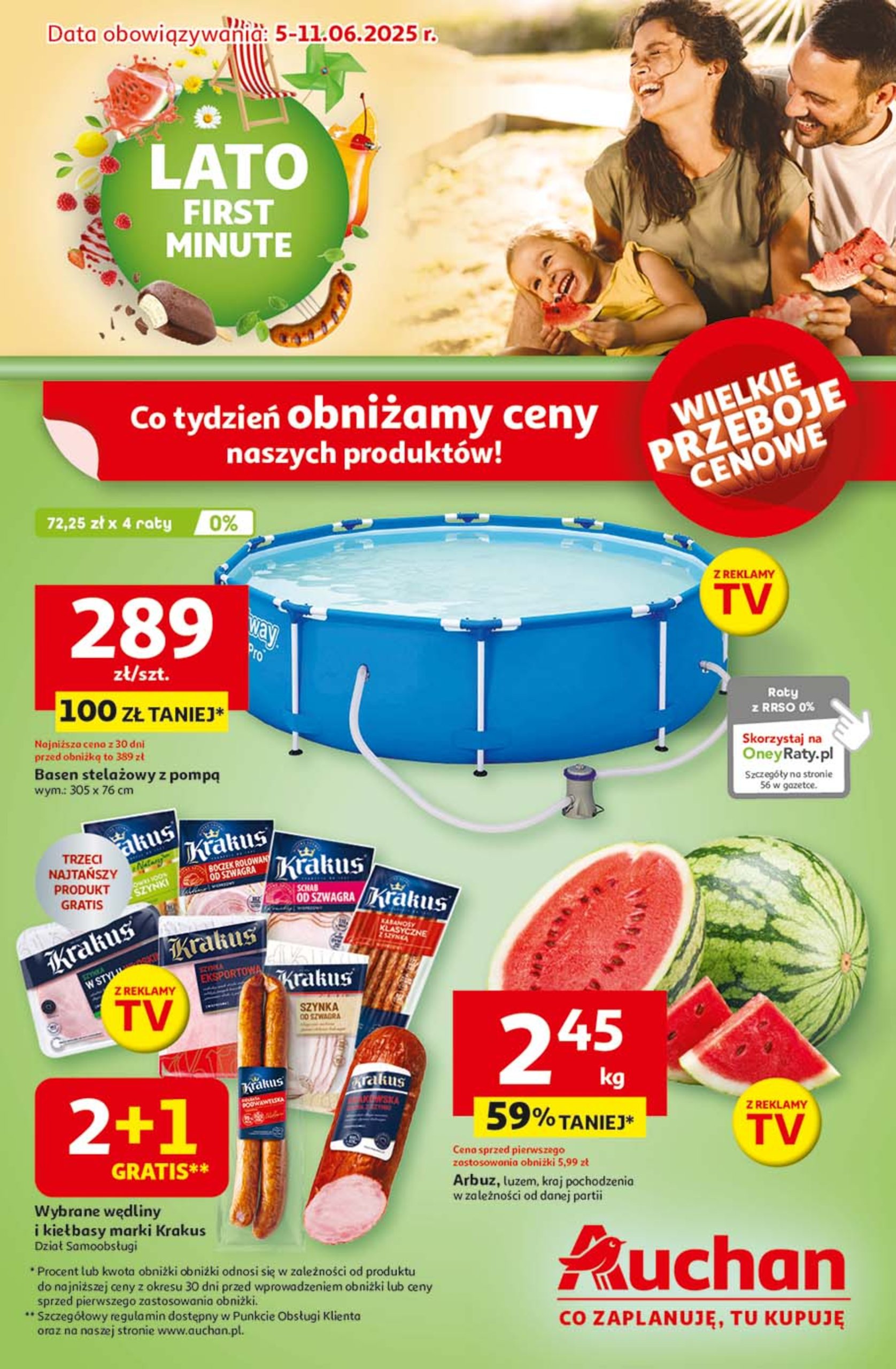 auchan - Hipermarket Auchan gazetka ważna od 05.06. - 11.06.