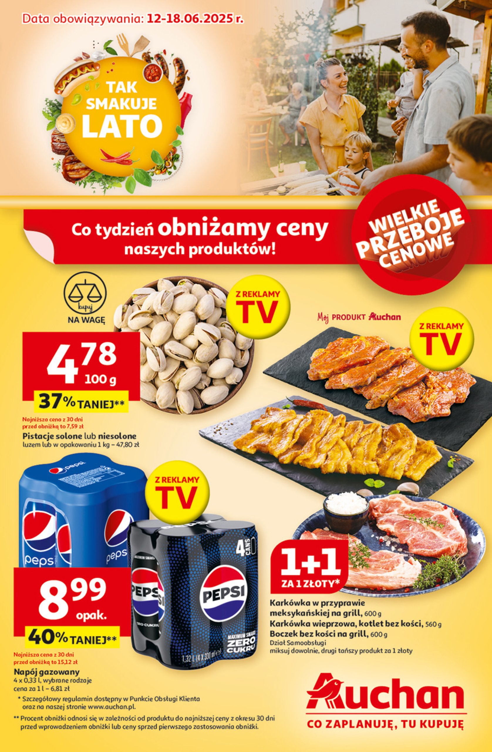 auchan - Gazetka Hipermarket Auchan ważna od 12.06. - 18.06. - page: 1 auchan - Gazetka Hipermarket Auchan ważna od 12.06. - 18.06. - page: 1