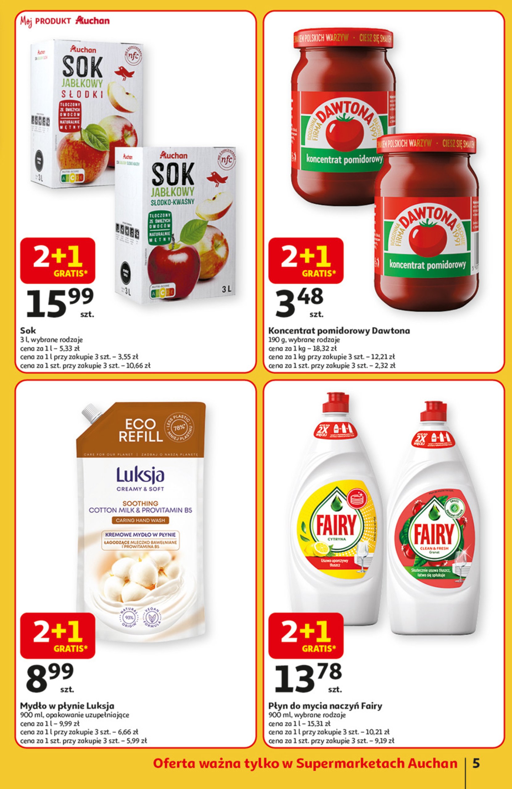 auchan - Gazetka Supermarket Auchan ważna od 12.06. - 18.06. - page: 5