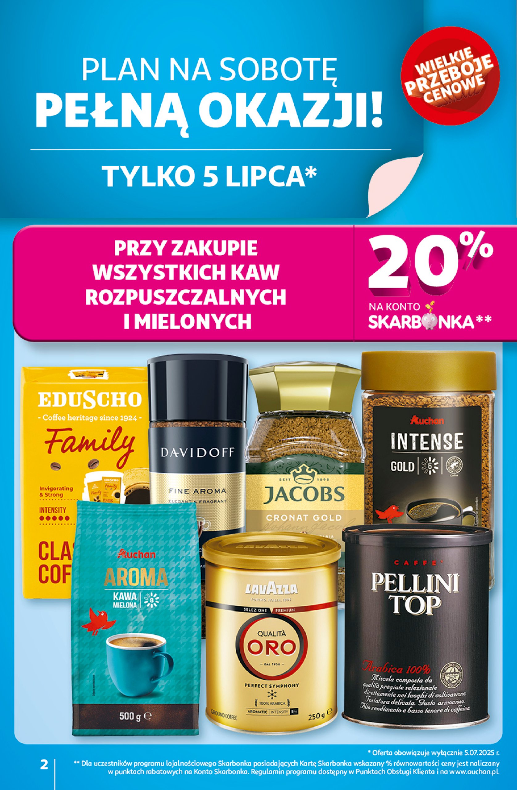 auchan - Gazetka Hipermarket Auchan ważna od 03.07. - 09.07. - page: 2 auchan - Gazetka Hipermarket Auchan ważna od 03.07. - 09.07. - page: 2