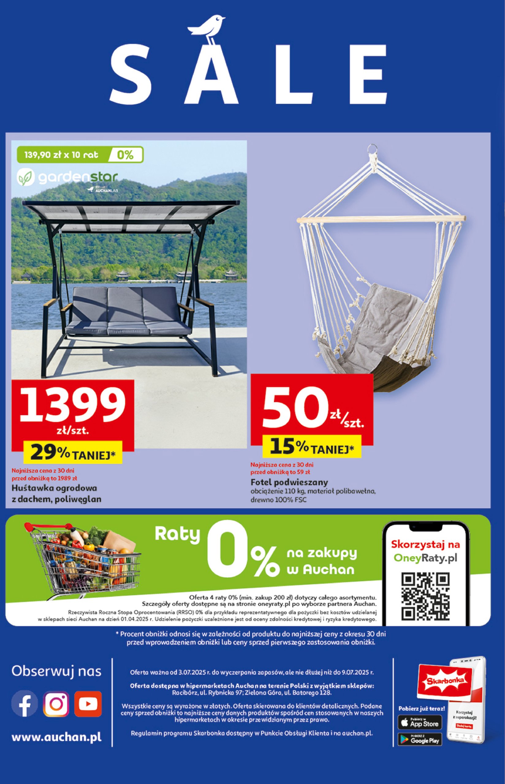 auchan - Gazetka Hipermarket Auchan ważna od 03.07. - 09.07. - page: 43 auchan - Gazetka Hipermarket Auchan ważna od 03.07. - 09.07. - page: 43