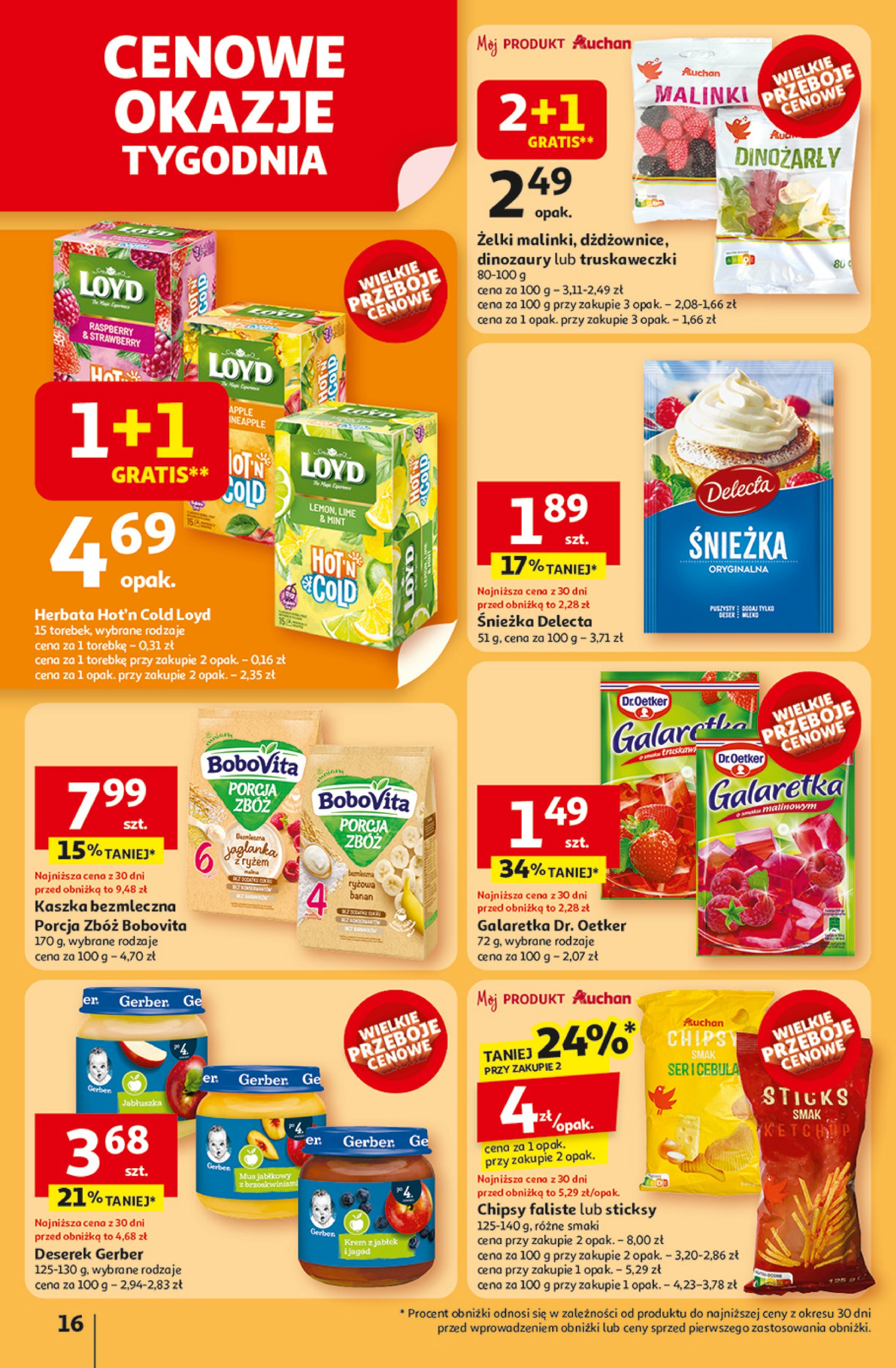 auchan - Gazetka Hipermarket Auchan ważna od 03.07. - 09.07. - page: 16 auchan - Gazetka Hipermarket Auchan ważna od 03.07. - 09.07. - page: 16