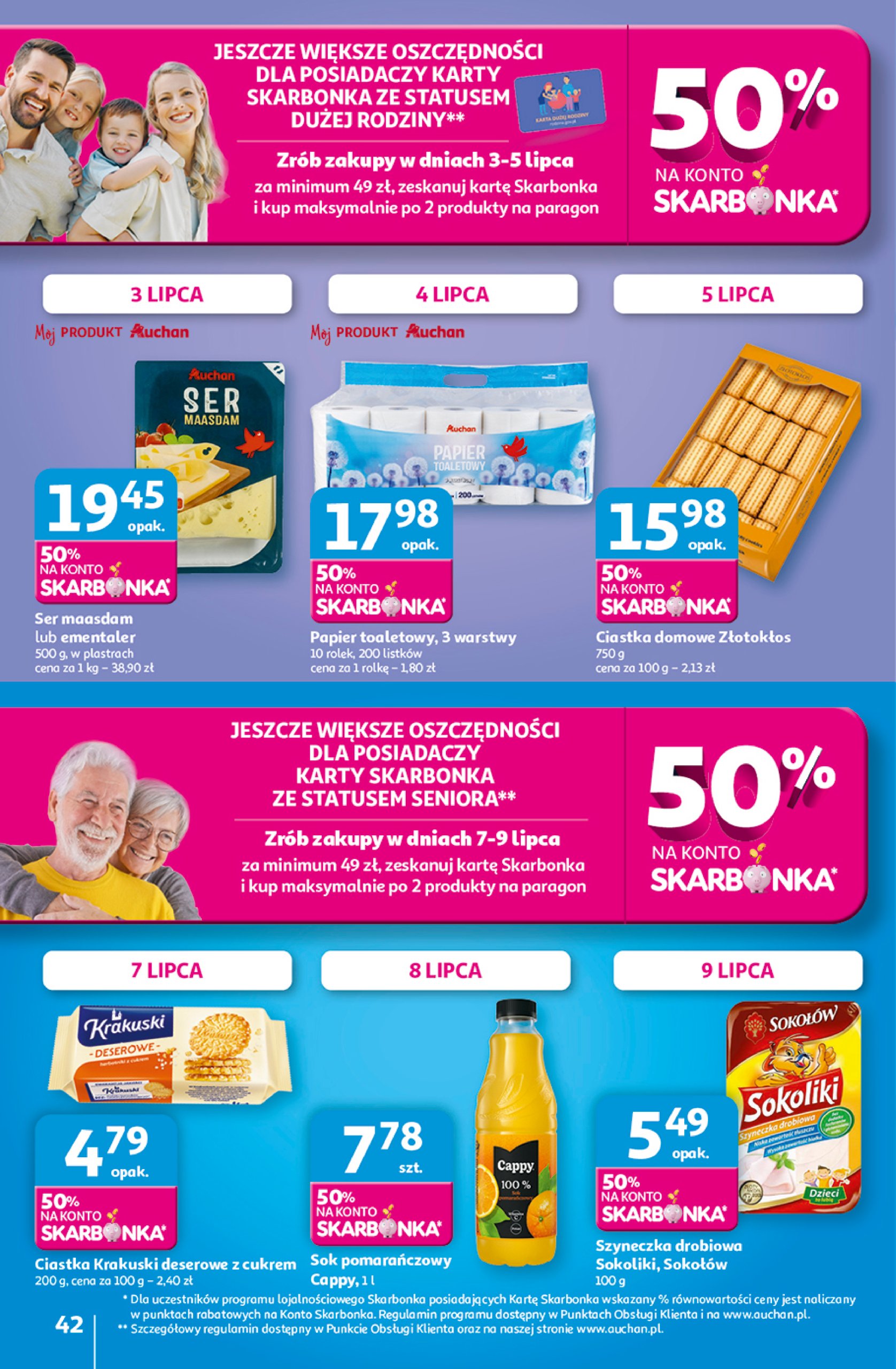 auchan - Gazetka Hipermarket Auchan ważna od 03.07. - 09.07. - page: 40 auchan - Gazetka Hipermarket Auchan ważna od 03.07. - 09.07. - page: 40