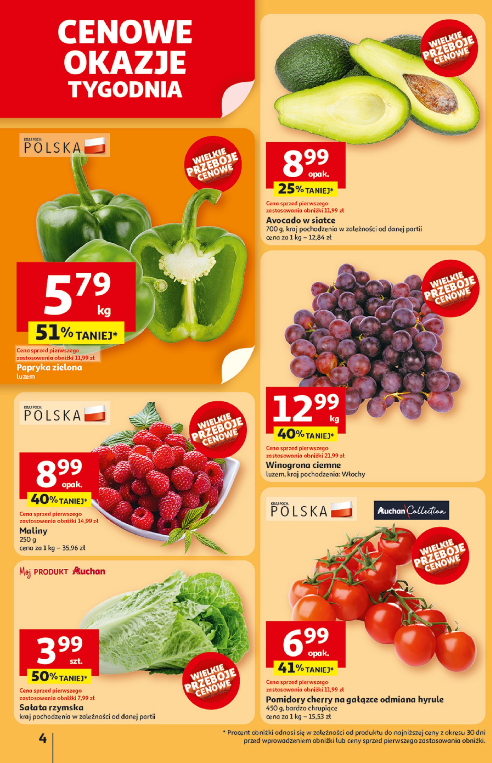 auchan - Gazetka Hipermarket Auchan ważna od 03.07. - 09.07. - page: 4 auchan - Gazetka Hipermarket Auchan ważna od 03.07. - 09.07. - page: 4