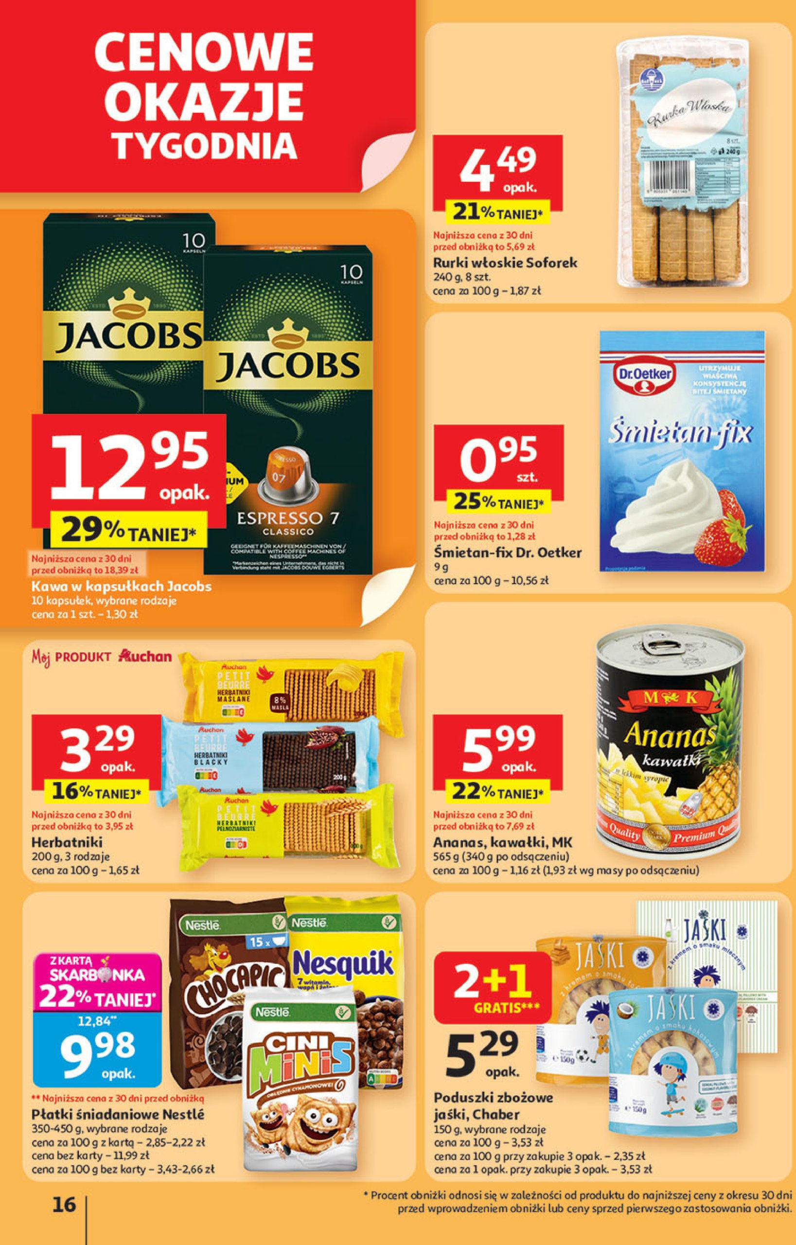 auchan - Gazetka Hipermarket Auchan ważna od 24.07. - 30.07. - page: 16 auchan - Gazetka Hipermarket Auchan ważna od 24.07. - 30.07. - page: 16