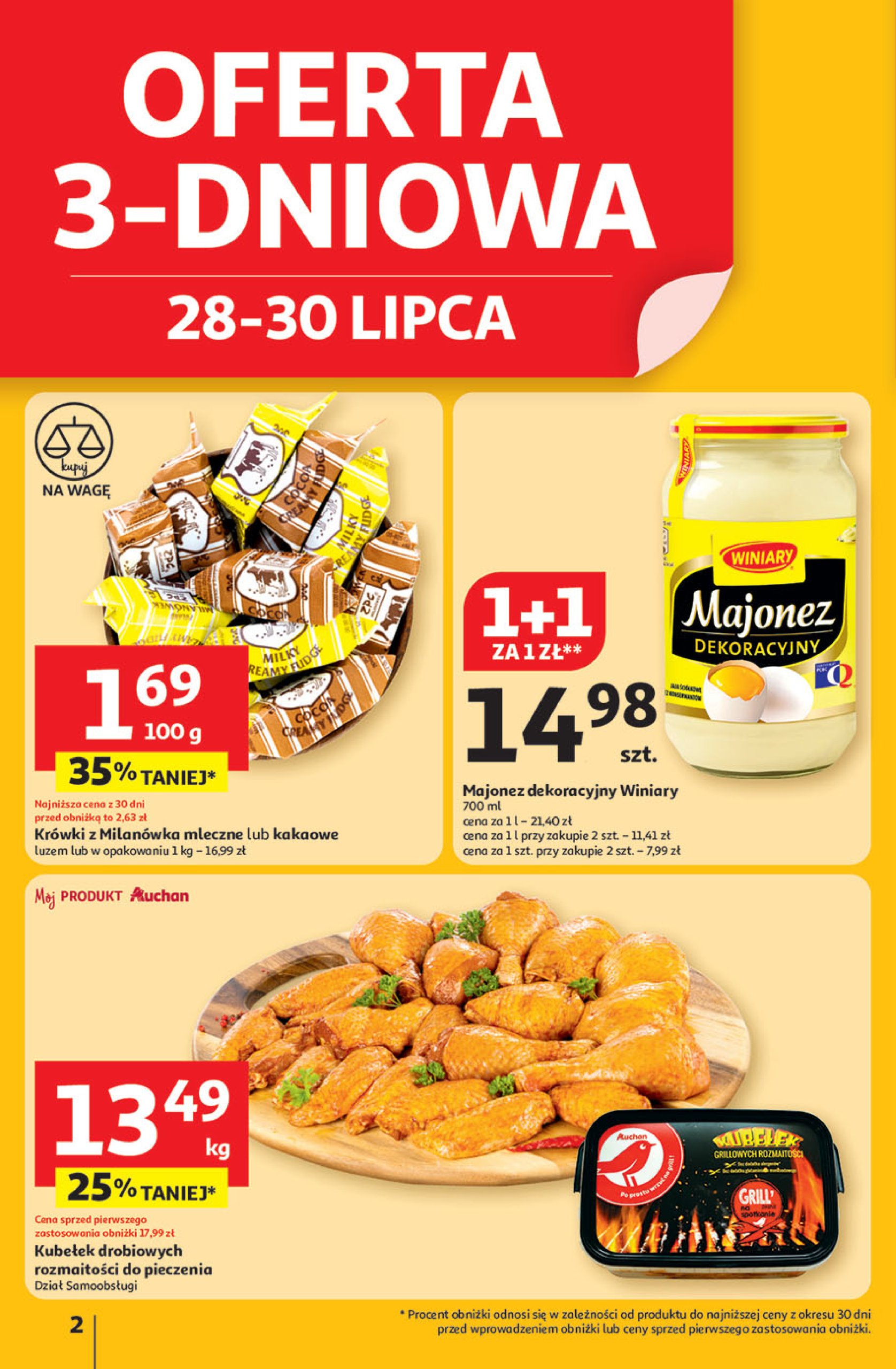 auchan - Gazetka Hipermarket Auchan ważna od 24.07. - 30.07. - page: 2 auchan - Gazetka Hipermarket Auchan ważna od 24.07. - 30.07. - page: 2