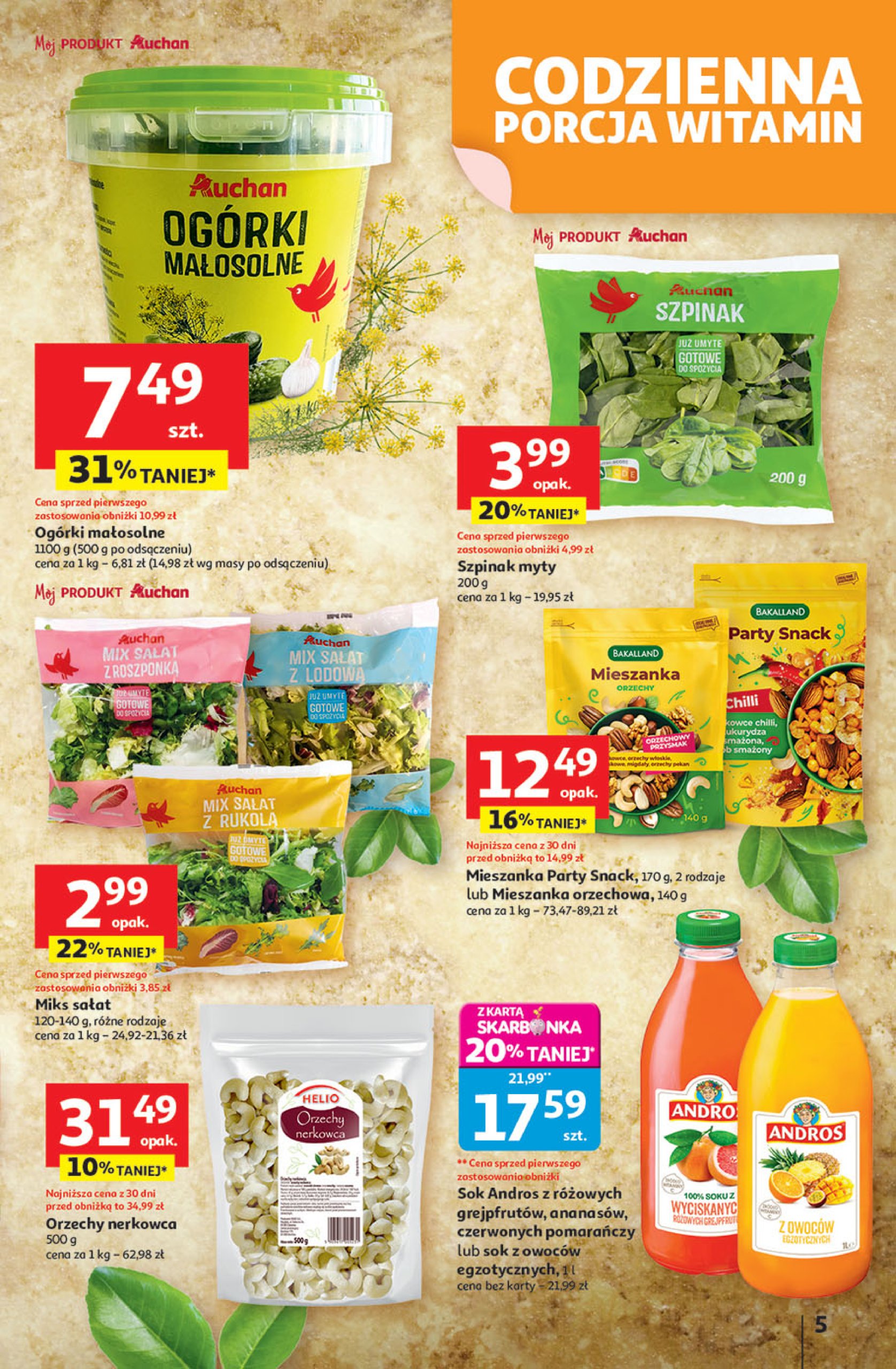 auchan - Gazetka Hipermarket Auchan ważna od 24.07. - 30.07. - page: 5 auchan - Gazetka Hipermarket Auchan ważna od 24.07. - 30.07. - page: 5