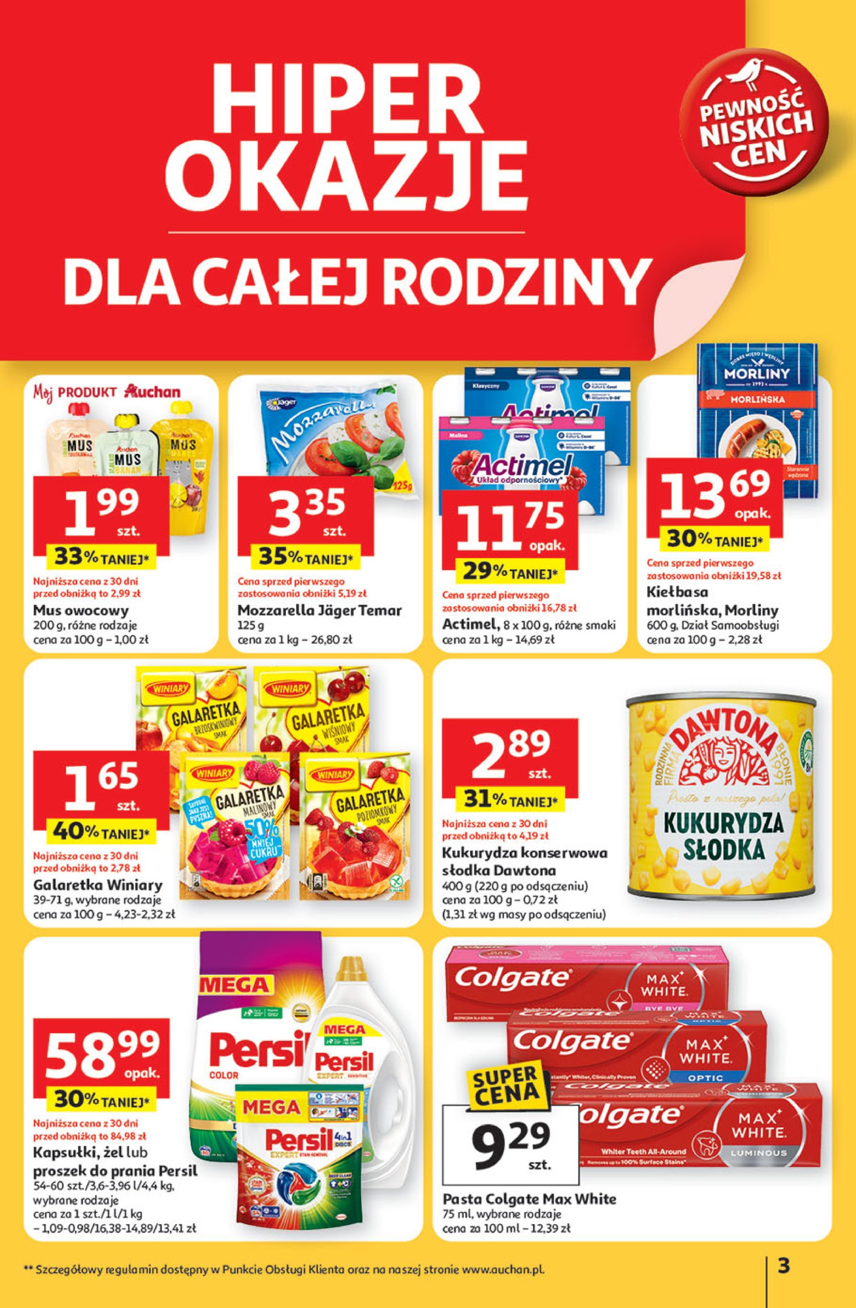auchan - Gazetka Hipermarket Auchan ważna od 24.07. - 30.07. - page: 3 auchan - Gazetka Hipermarket Auchan ważna od 24.07. - 30.07. - page: 3