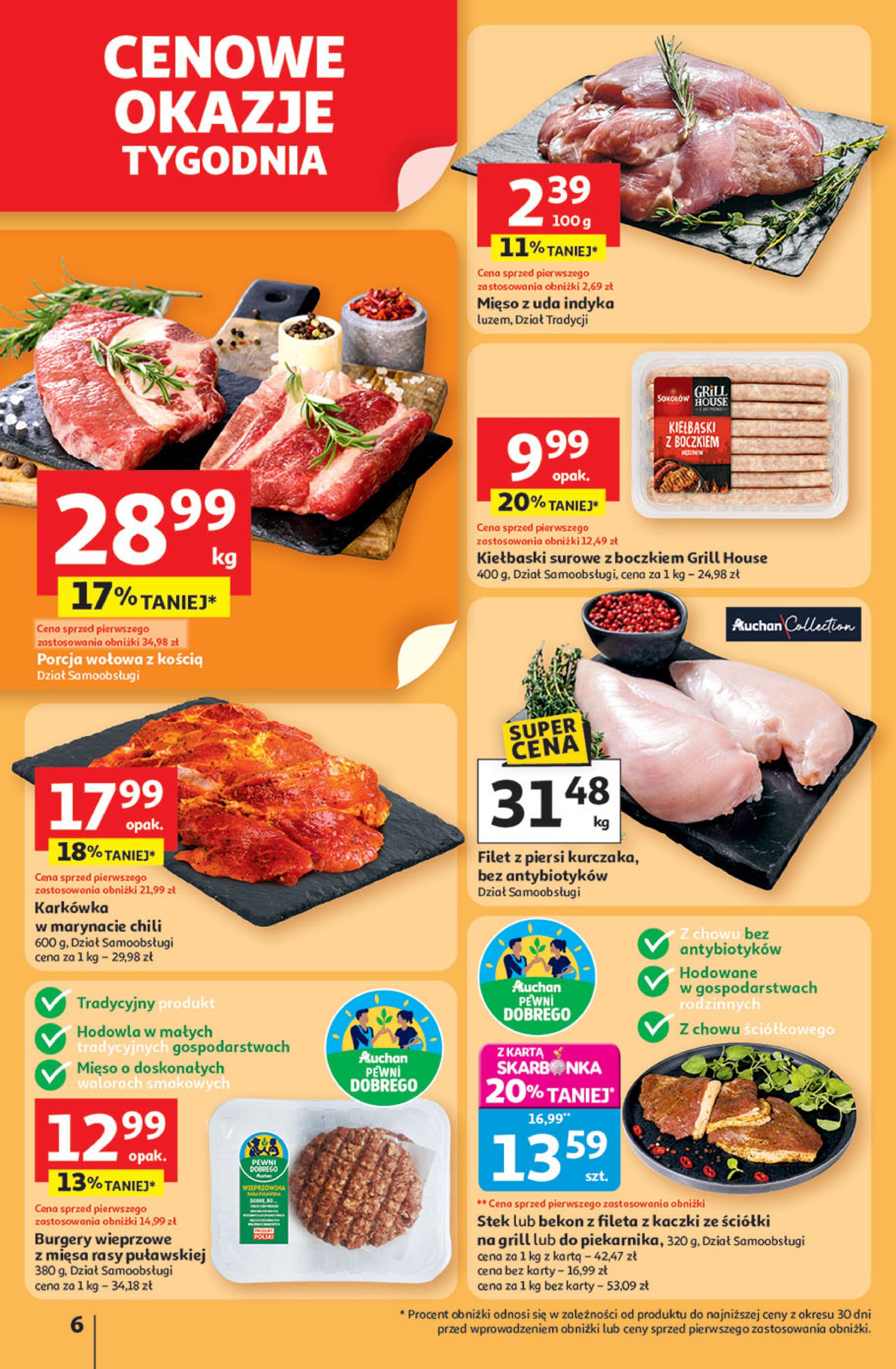 auchan - Gazetka Hipermarket Auchan ważna od 24.07. - 30.07. - page: 6 auchan - Gazetka Hipermarket Auchan ważna od 24.07. - 30.07. - page: 6