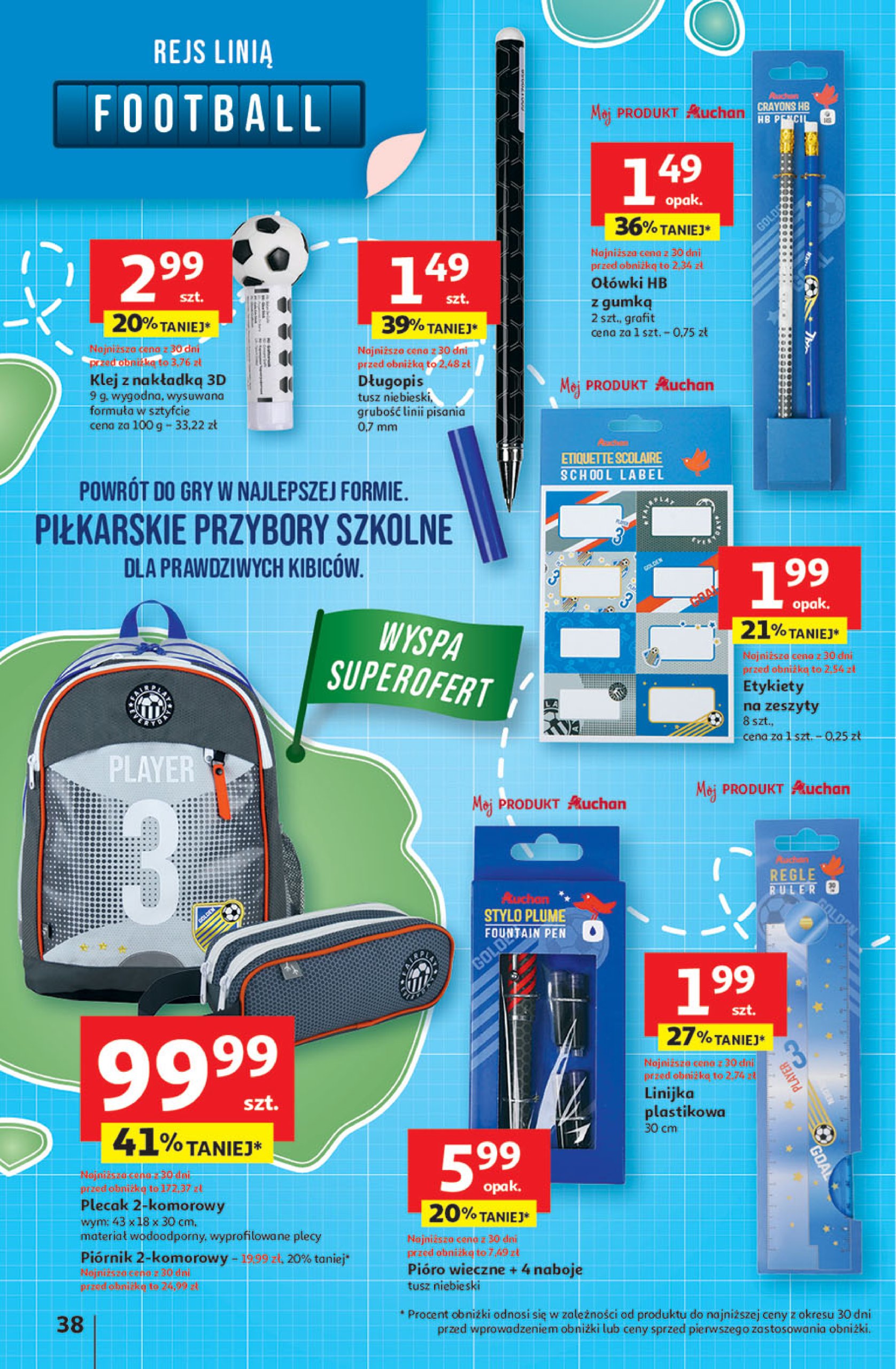 auchan - Gazetka Hipermarket Auchan ważna od 24.07. - 30.07. - page: 38 auchan - Gazetka Hipermarket Auchan ważna od 24.07. - 30.07. - page: 38