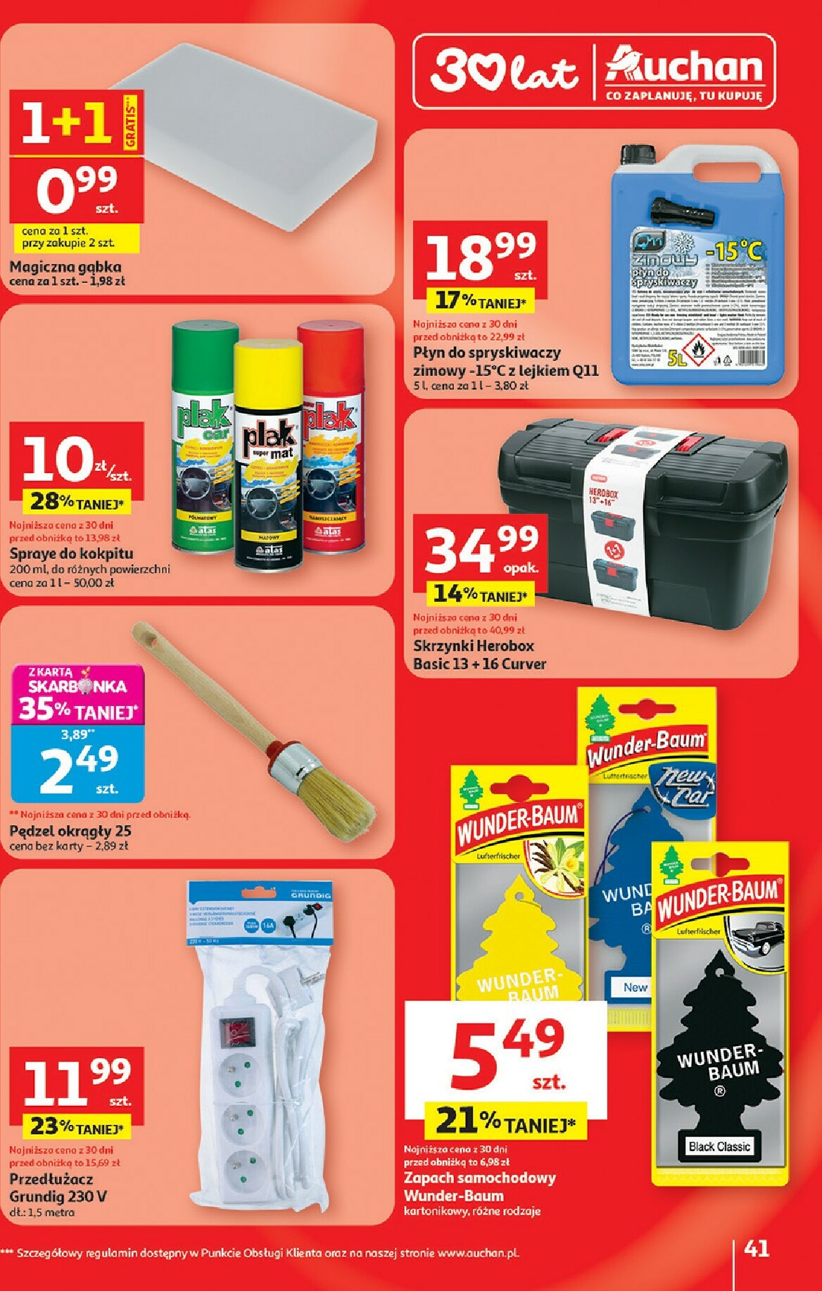 auchan - Gazetka Hipermarket Auchan - ważna od 08.01. do 14.01. - page: 41