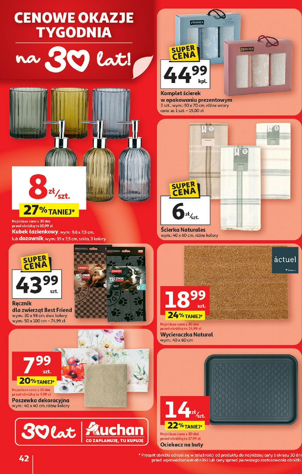 auchan - Gazetka Hipermarket Auchan - ważna od 08.01. do 14.01. - page: 42