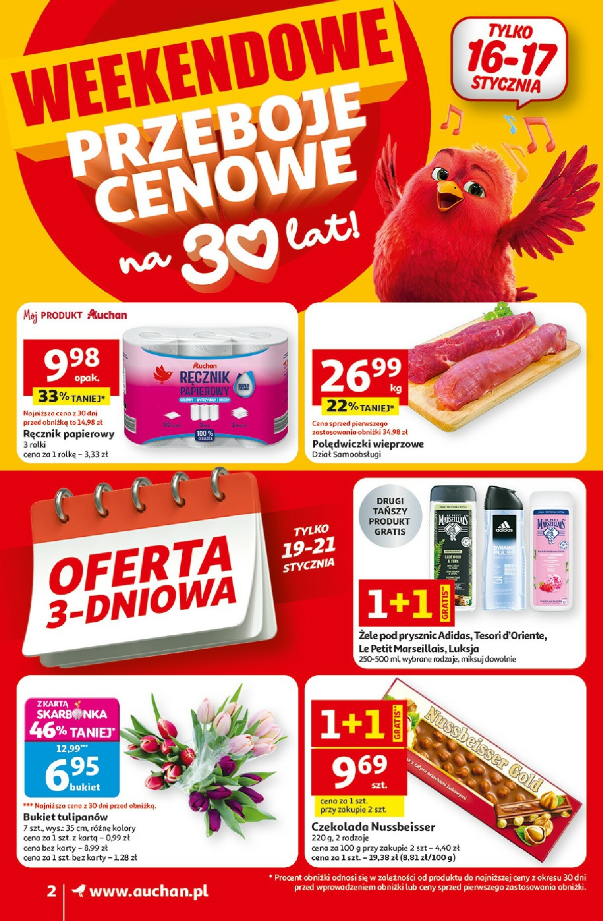 auchan - Gazetka Supermarket Auchan - ważna od 15.01. do 21.01. - page: 2