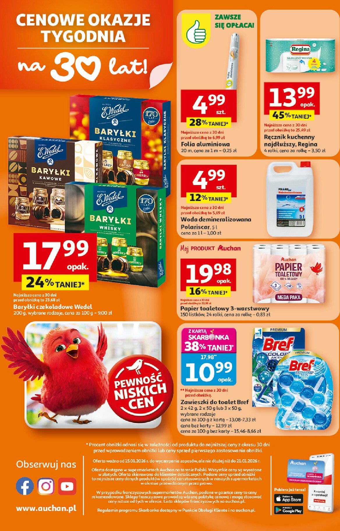 auchan - Gazetka Supermarket Auchan Franczyza - ważna od 15.01. do 21.01. - page: 4