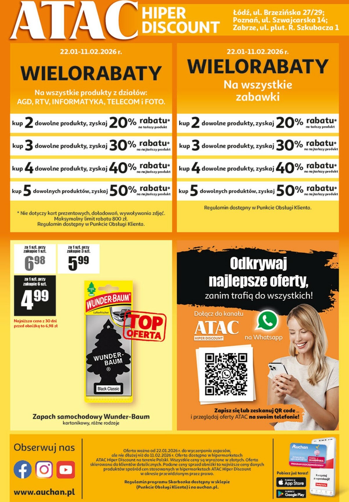 auchan - Gazetka Auchan - ATAC Hiper Discount - ważna od 22.01. do 11.02. - page: 4