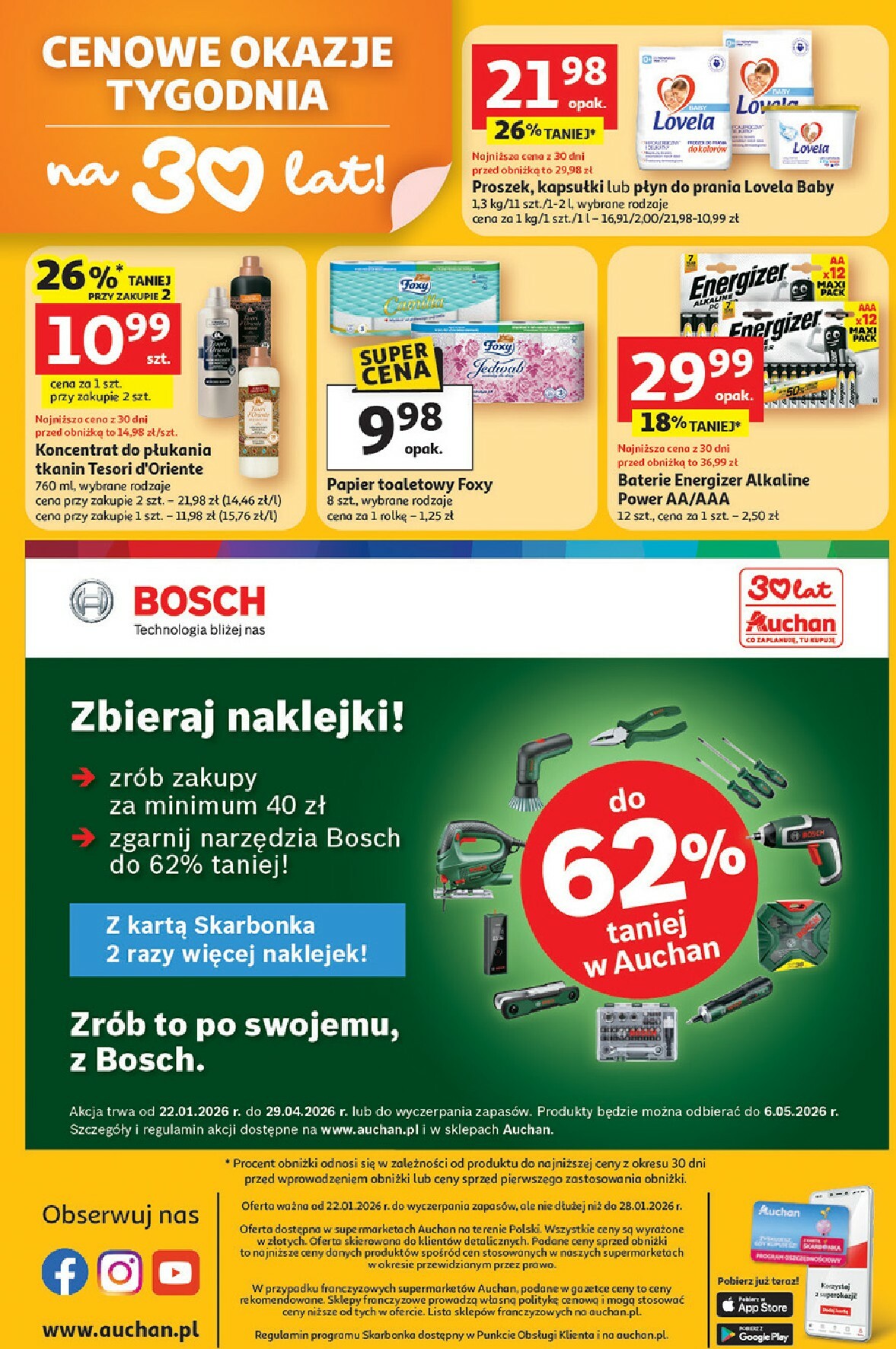 auchan - Gazetka Supermarket Auchan - Franczyza - ważna od 22.01. do 28.01. - page: 4